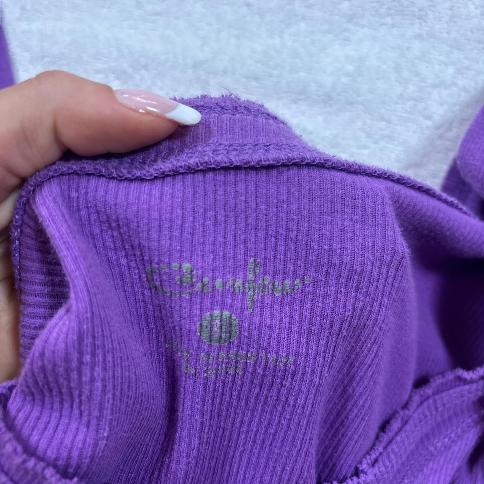 Other y2k purple fitted long sleeve top Size L / US 10 / IT 46 - 6 Thumbnail