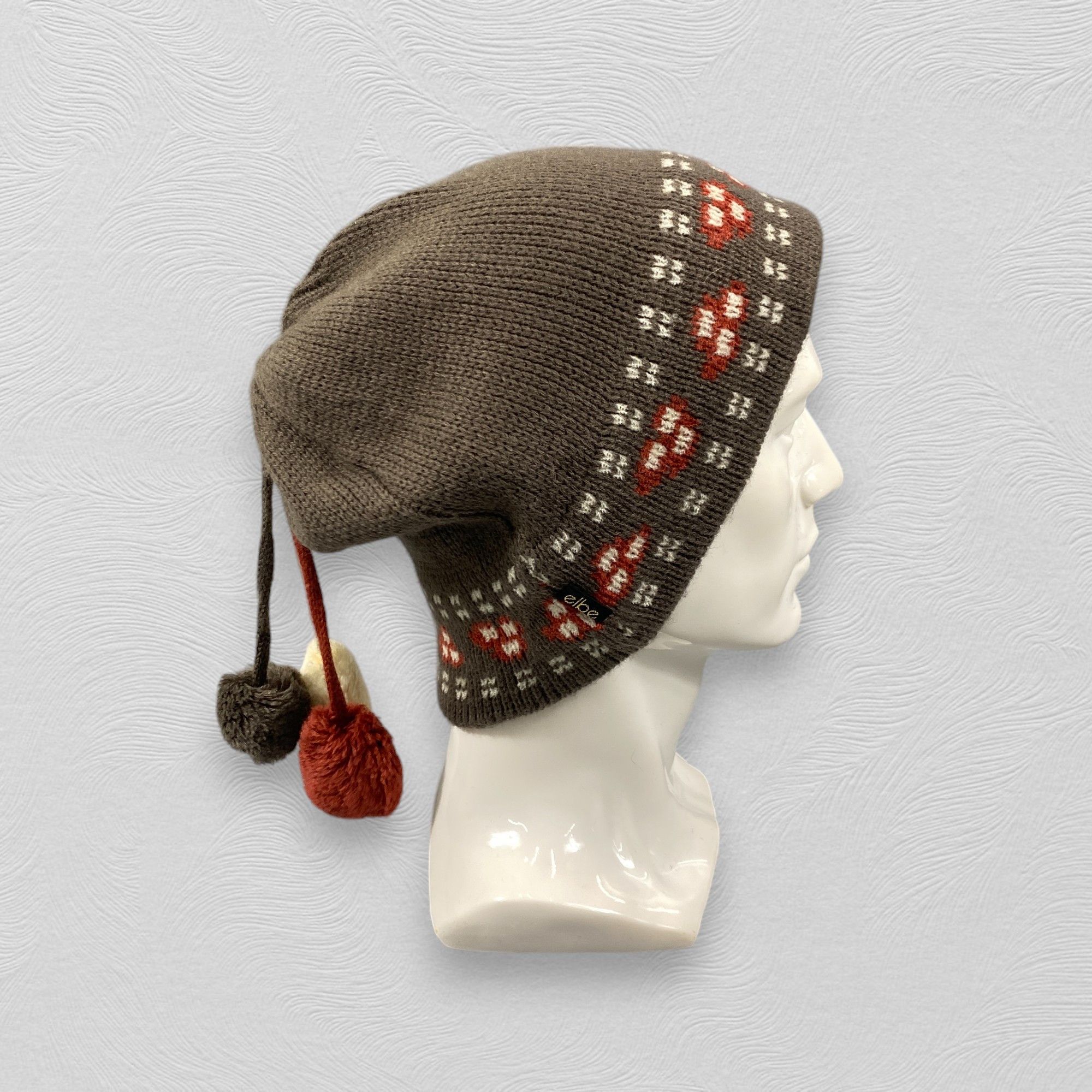 Japanese Brand Elbe Slouchy Beanie Hats -BN1130 Size ONE SIZE - 2 Thumbnail