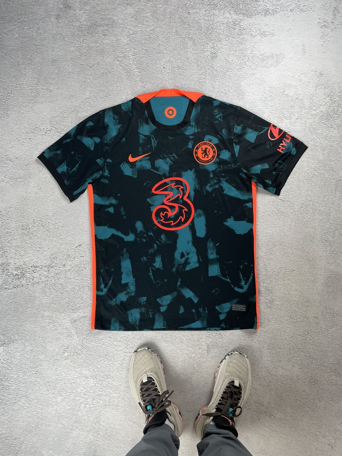 image of Lukaku Vintage Chelsea 2021/22 Nike Jersey Blokcore in Blue, Men's (Size Large)