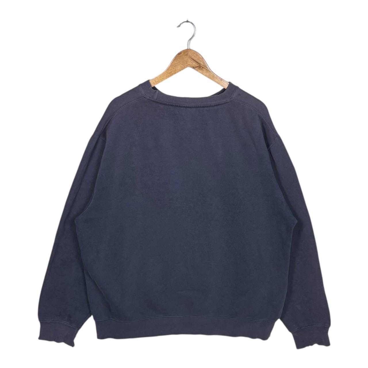 Stussy 90s Thrashed Stussy Lion Sun Faded Sweatshirt ERD Grunge Size US L / EU 52-54 / 3 - 2 Thumbnail