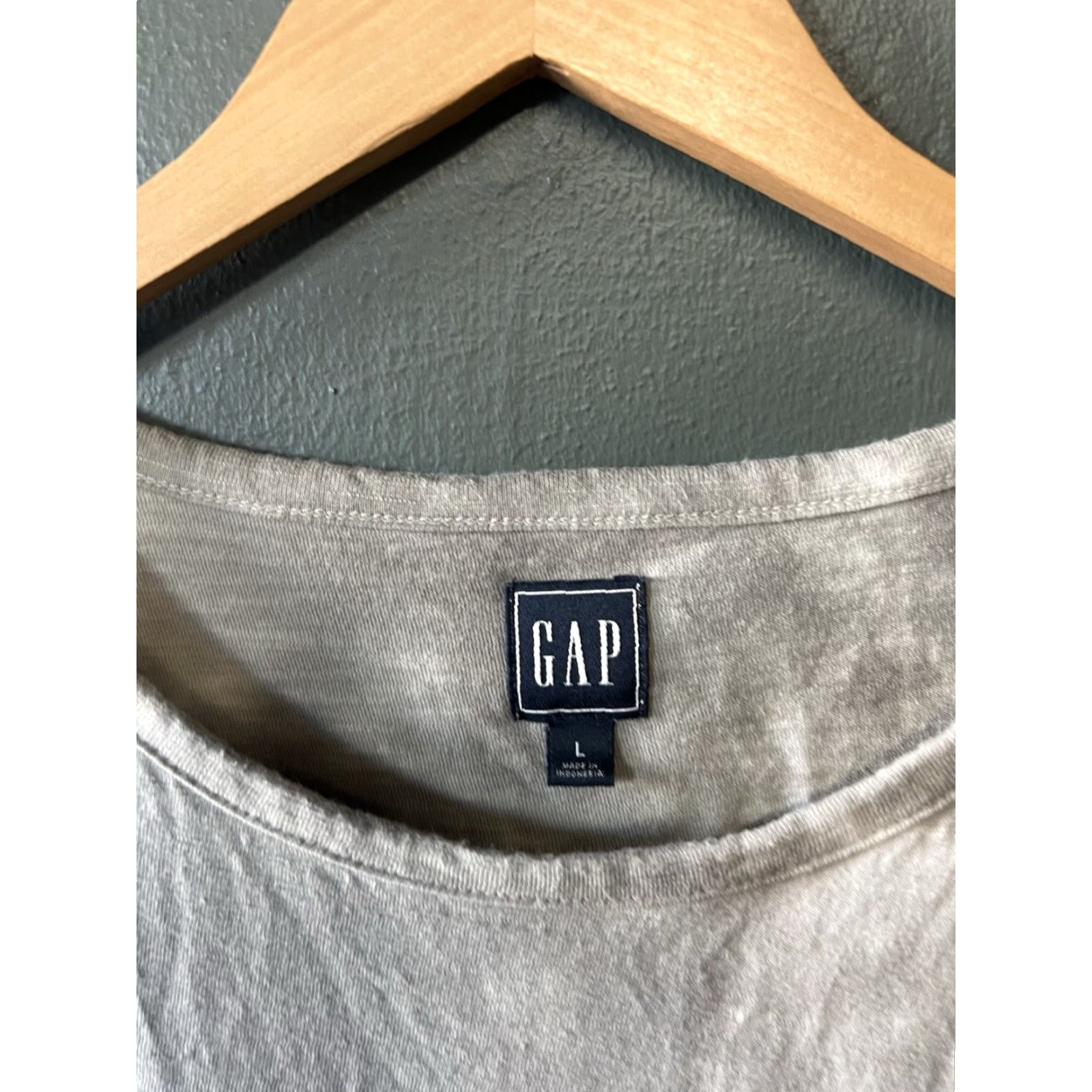 Gap Gap Shirt Dress Womens Gray Tie Dye Short Sleeve Size L Size L / US 10 / IT 46 - 3 Thumbnail