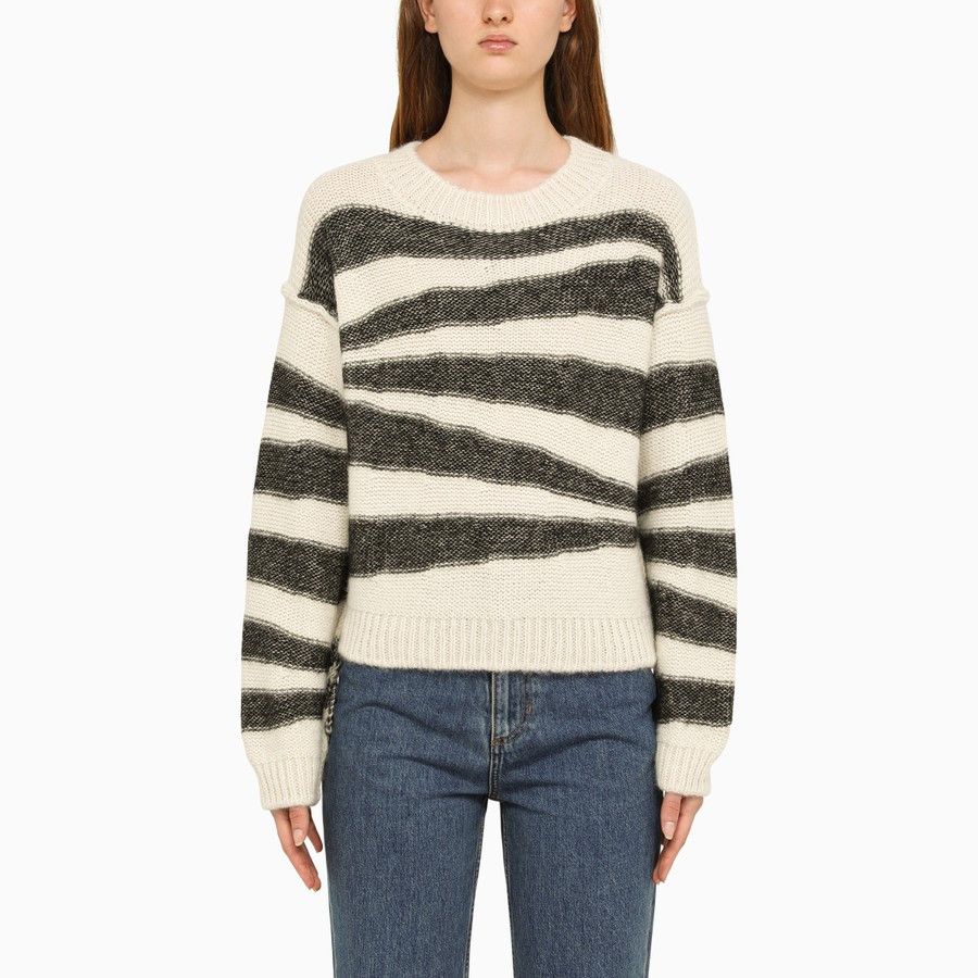 A.P.C. o1d2blof0724 Crew-neck Sweater in Multicolor Size M / US 6-8 / IT 42-44 - 1 Thumbnail