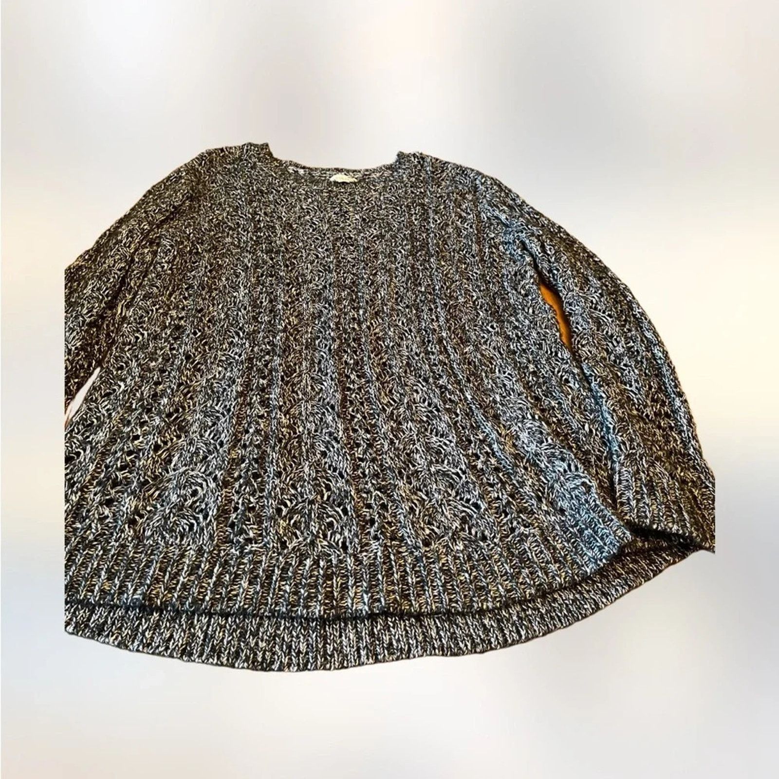 The Unbranded Brand LA Hearts long sleeve open cable knit sweater, size L Size L / US 10 / IT 46 - 1 Thumbnail