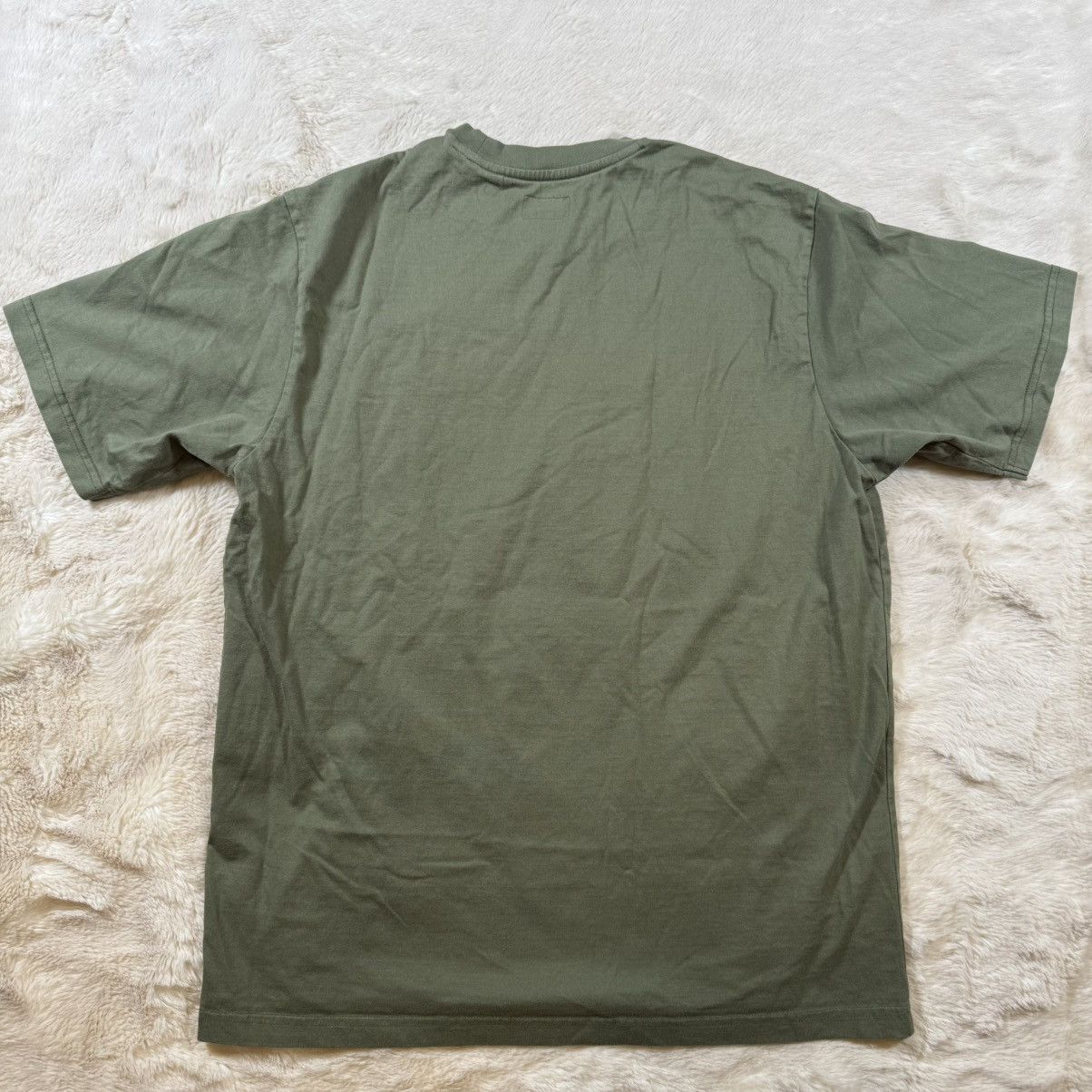 Supreme Supreme Property Label S/S T-Shirt 'Olive Green’ Sz M Size US M / EU 48-50 / 2 - 2 Thumbnail