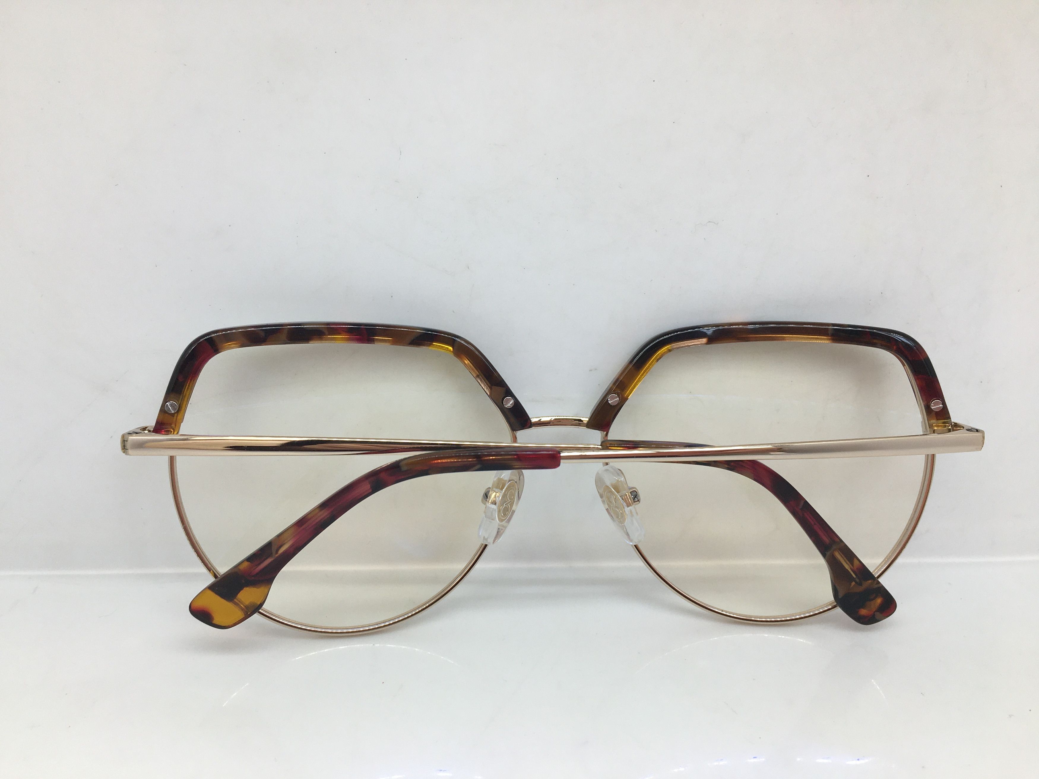 Other Tortoise Gold Cateye Eyeglasses Frame Size ONE SIZE - 6 Thumbnail