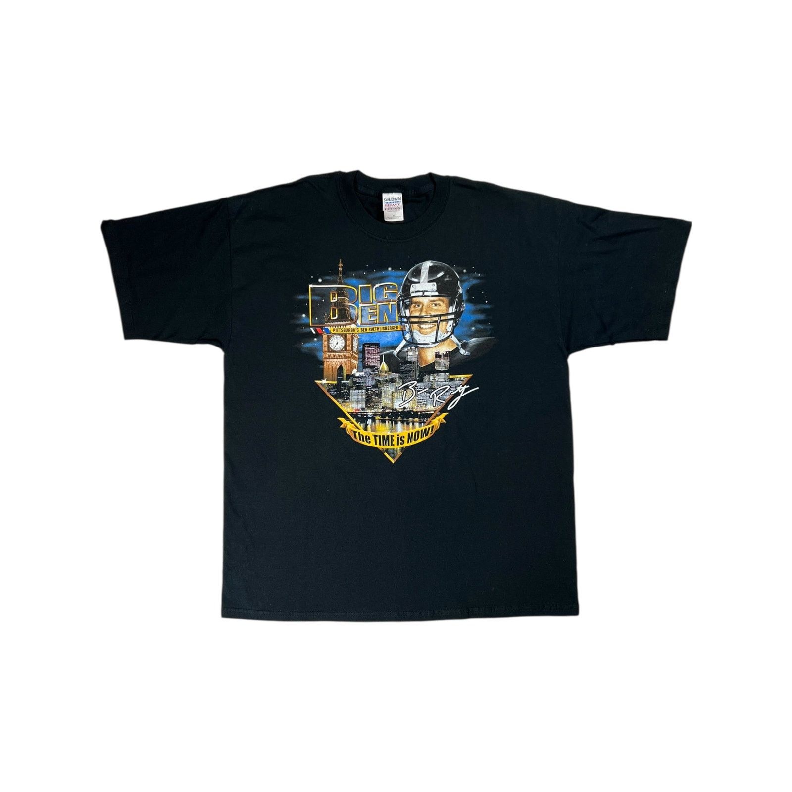 Gildan × NFL × Vintage Vintage Y2K Pittsburgh Steelers Ben Roethlisberger tee (XL) Size US XL / EU 56 / 4 - 1 Thumbnail