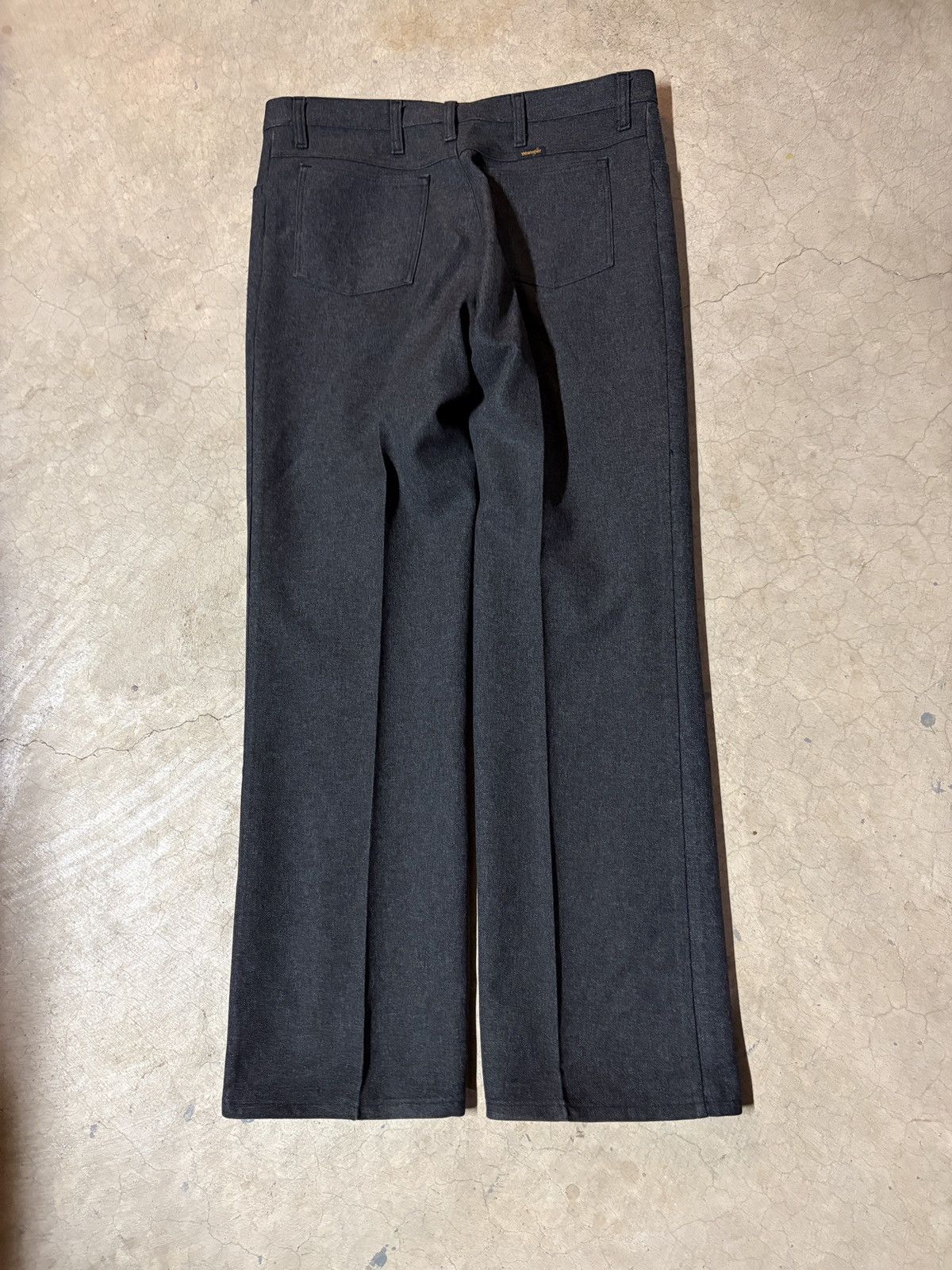 Wrangler Vintage 00’s Wrangler Flared Slacks Pants Charcoal Gray Size US 42 / EU 58 - 4 Thumbnail