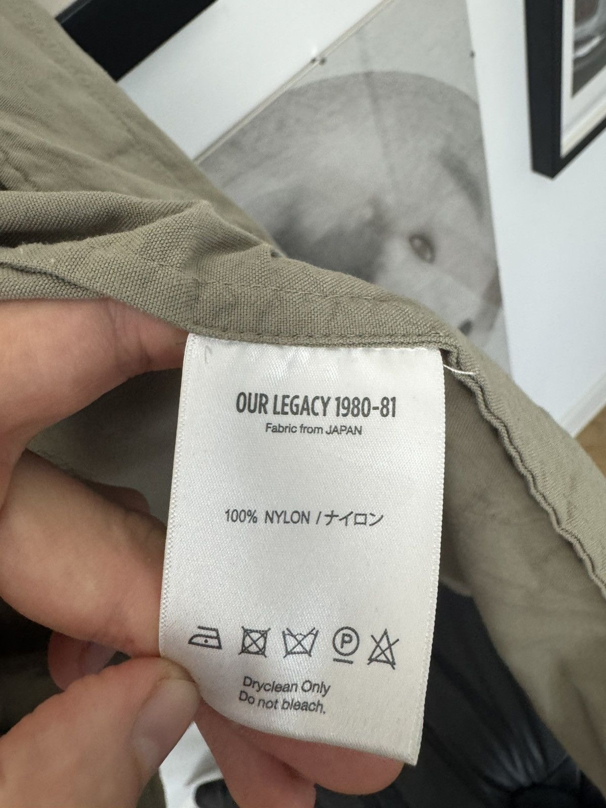 Our Legacy Our Legacy Coat Jacket Nylon Olive Fabric Japan Japanese Size US L / EU 52-54 / 3 - 6 Thumbnail
