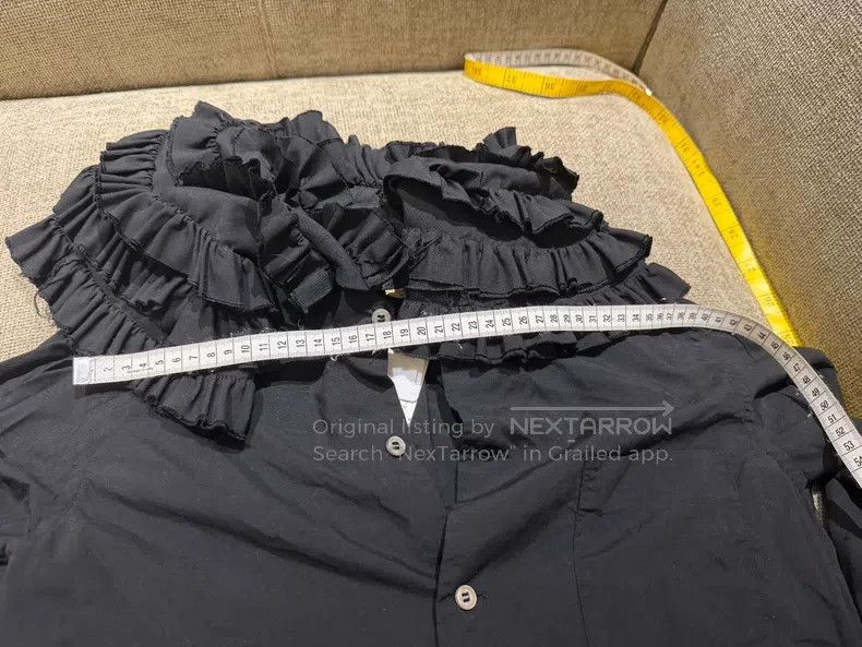 Comme des Garcons Comme Des Garcons Mainline Out-of-print Large Collar Black Size S / US 4 / IT 40 - 9 Thumbnail