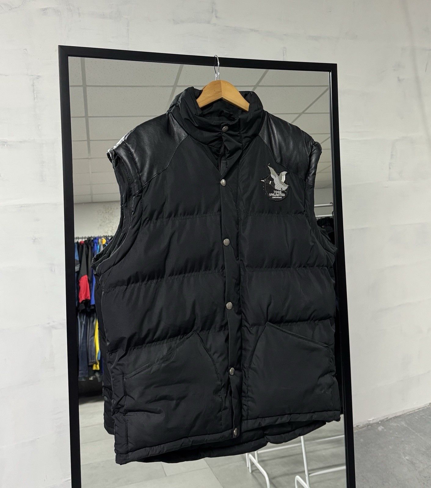 Chevignon Vintage Togs Unlimited by Chevignon 2 in 1 Warm Black Jacket Size US XL / EU 56 / 4 - 3 Thumbnail