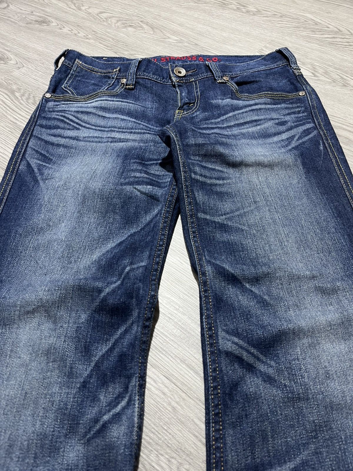 Japanese Brand Vintage Levis Buckleback Bootcut Clawmark Flared Jeans Pants Size US 30 / EU 46 - 9 Thumbnail