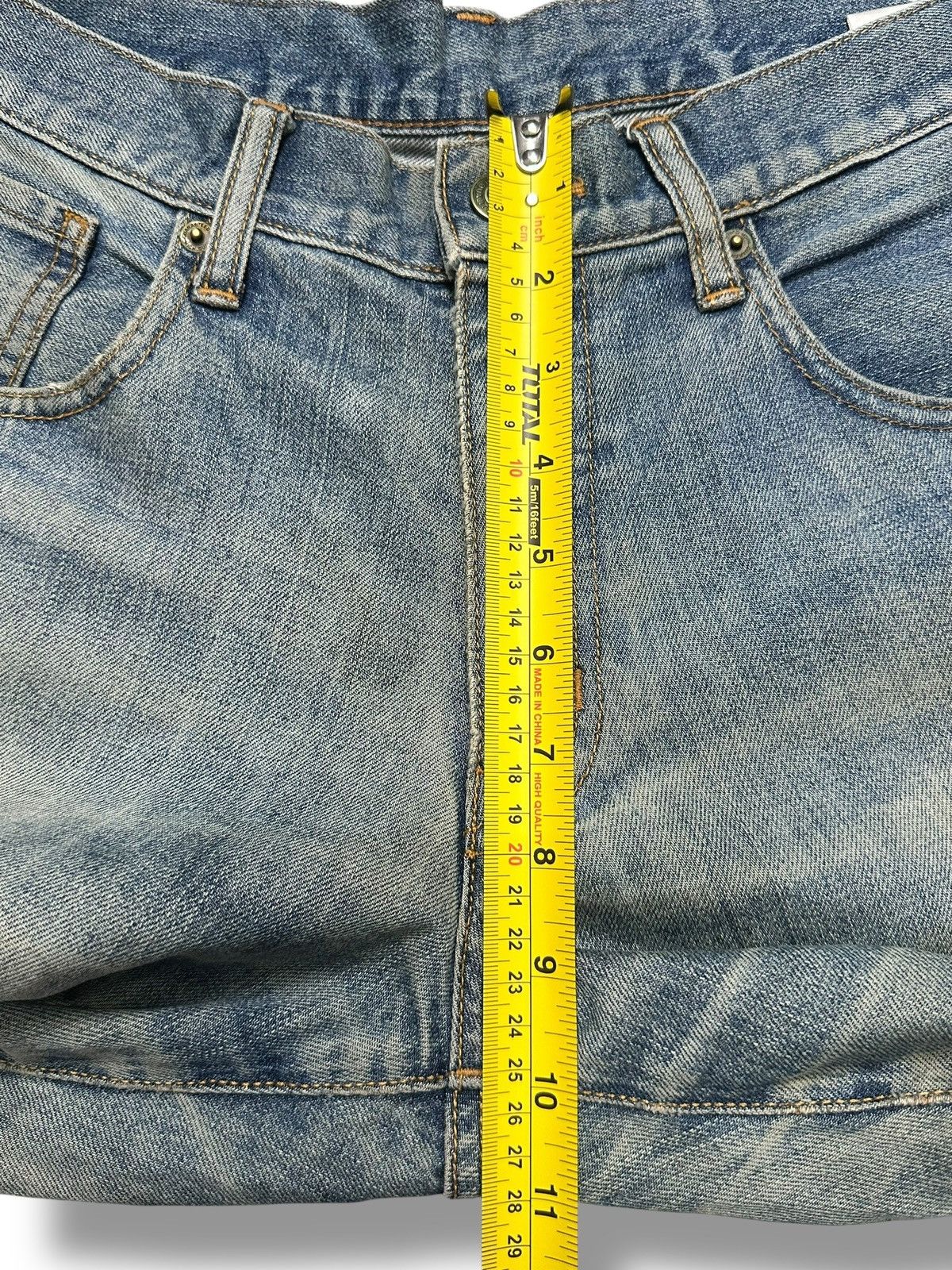 Japanese Brand Vintage TOPVALU Straight Leg with Mudwash and Faded Size US 31 - 18 Thumbnail