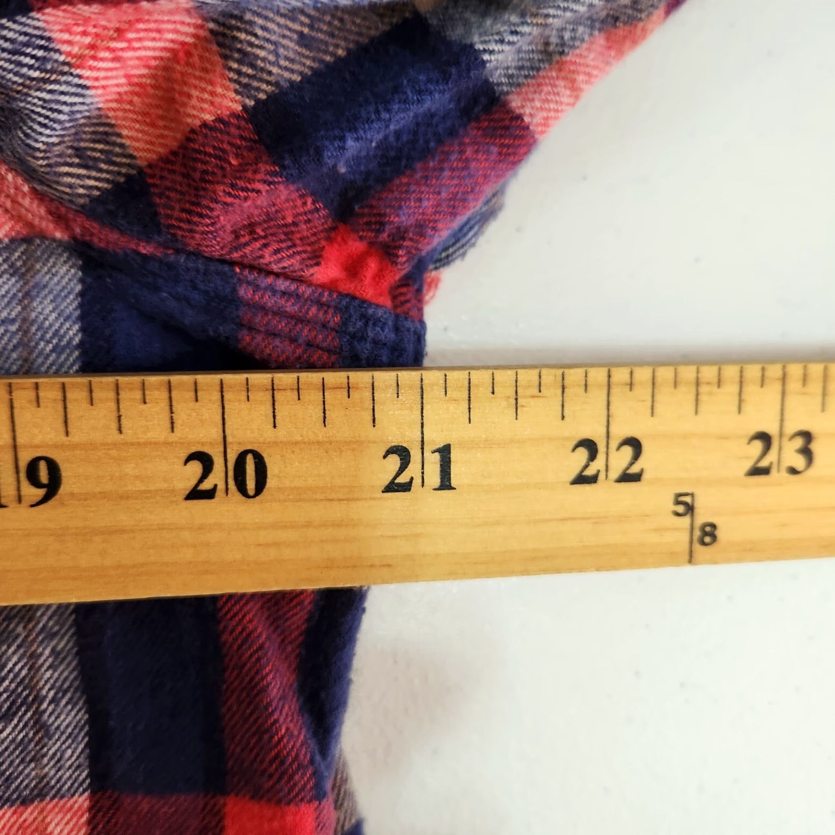 Gap Gap Shirt Mens Medium Red Blue Plaid Button Up Long Sleeve Cotton Size US M / EU 48-50 / 2 - 7 Thumbnail