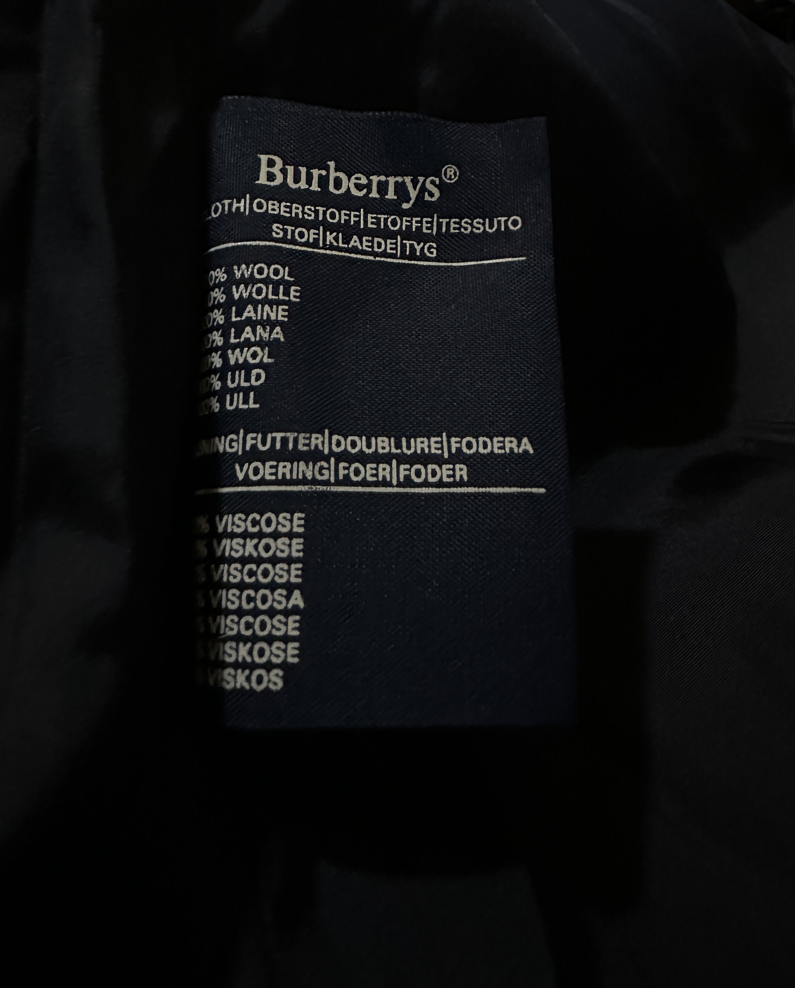 Burberry Vintage Burberry's Blue Wool Skirt Gingham Size 27" / US 4 / IT 40 - 7 Thumbnail
