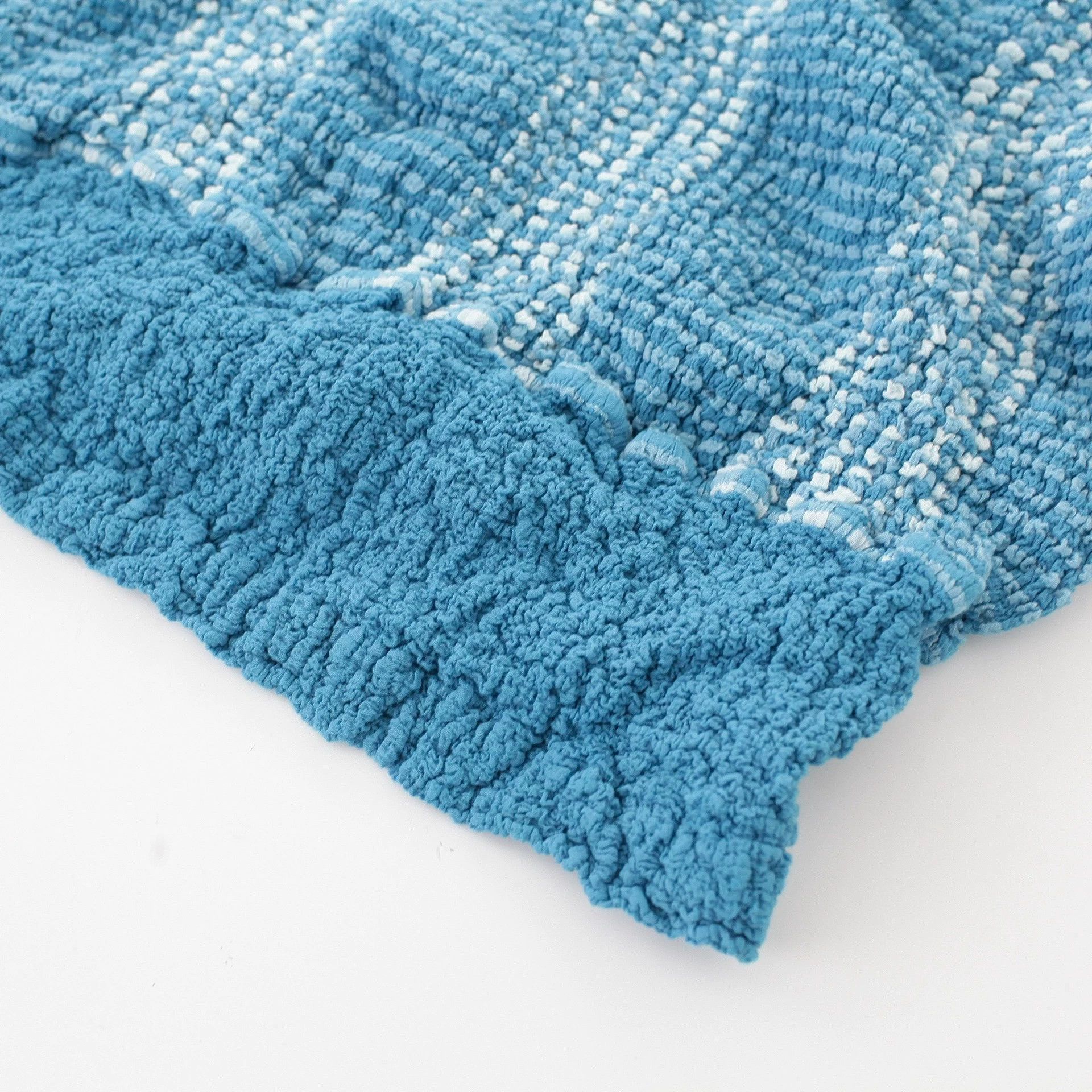 Issey Miyake ISSEY MIYAKE CAULIFLOWER GINGHAM STRIPE BLUE SS Size XS / US 0-2 / IT 36-38 - 5 Thumbnail