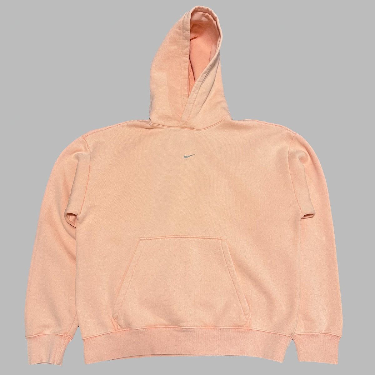 image of Nike X Olivia Kim Bleached Coral Hoodie in Bleach Coral, Women's (Size Medium)