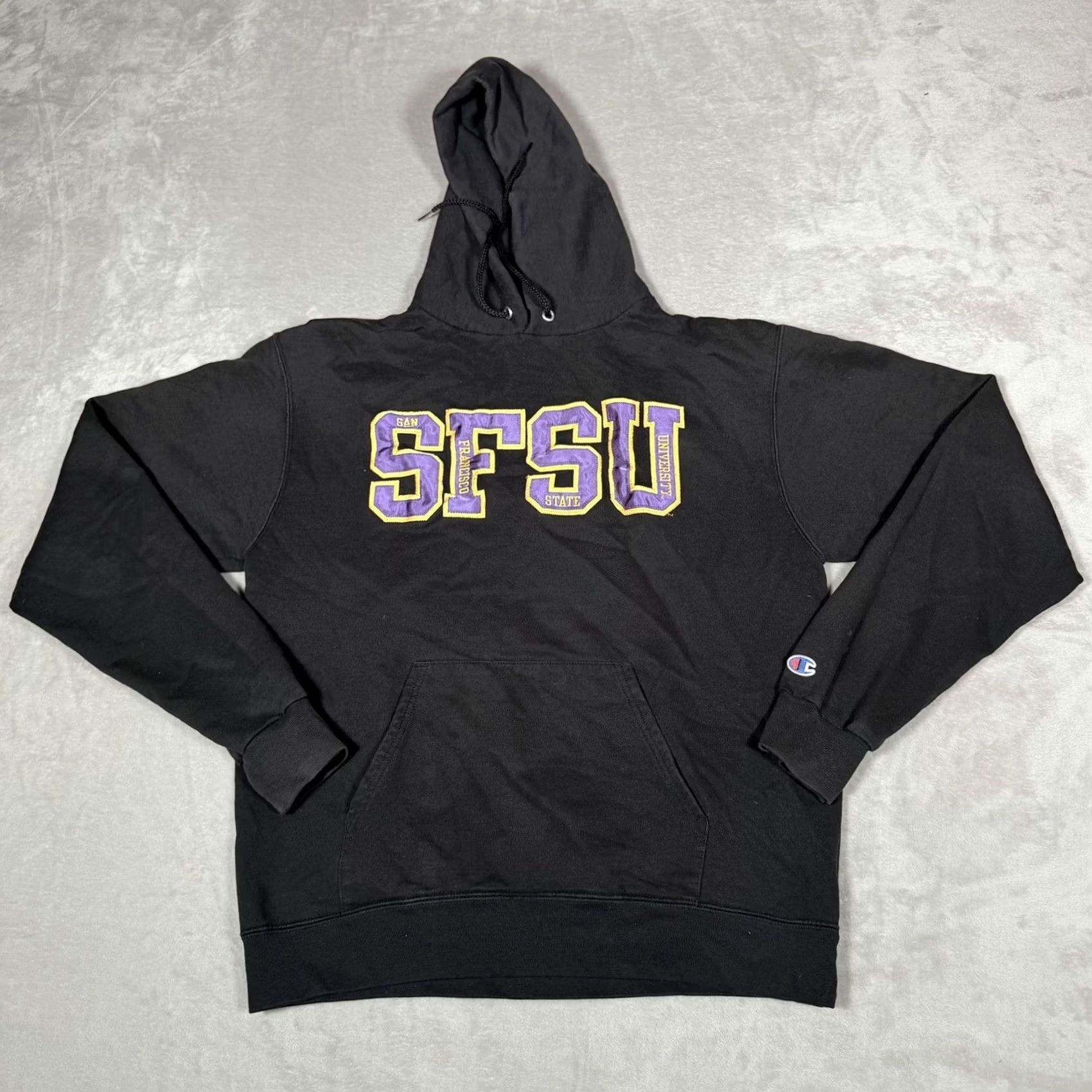 Champion Champion SFSU Hoodie Sweatshirt Adult M Black Size US M / EU 48-50 / 2 - 2 Thumbnail