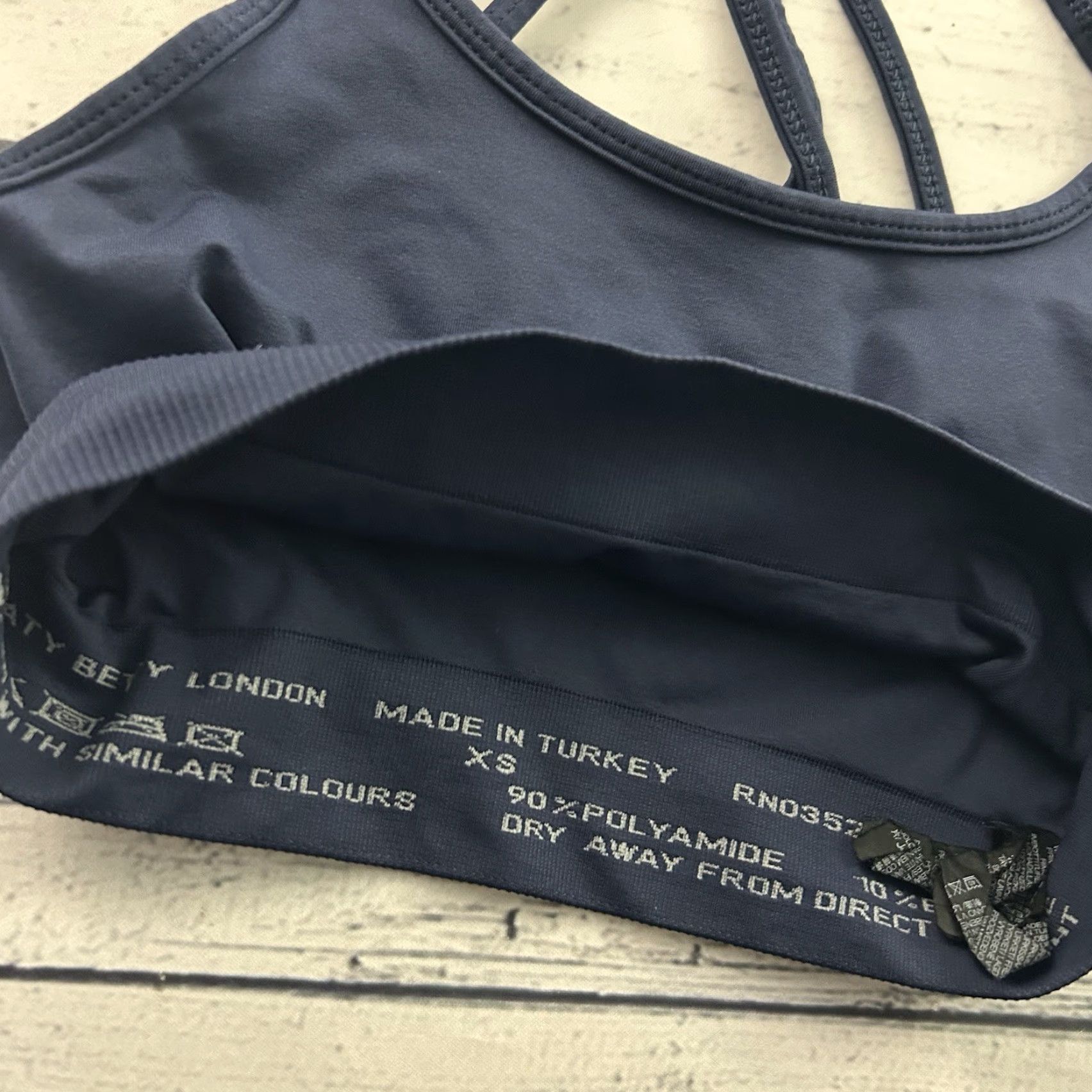 Sweaty Betty Sweaty Betty Strappy Athletic Sports Bra Women's XS Blue Sports Bra Women XS Blue Size ONE SIZE - 4 Thumbnail