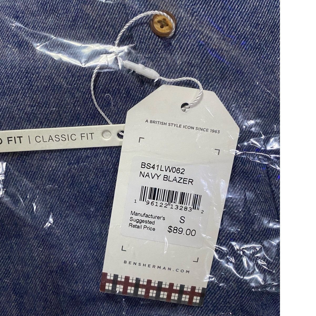 Ben Sherman Ben Sherman Mod/Classic Fit Blue Chambray Button Down Shirt Size US S / EU 44-46 / 1 - 7 Thumbnail