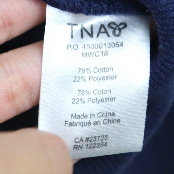 Aritzia TNA Sweatshirt Double Printed Logo Top Pullover Hoodie Size M / US 6-8 / IT 42-44 - 5 Thumbnail