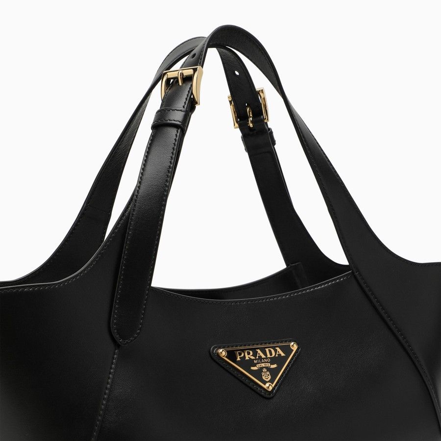 Prada o1d2blof0924 Size : OS / Leather Tote Bag In Black Size ONE SIZE - 5 Thumbnail