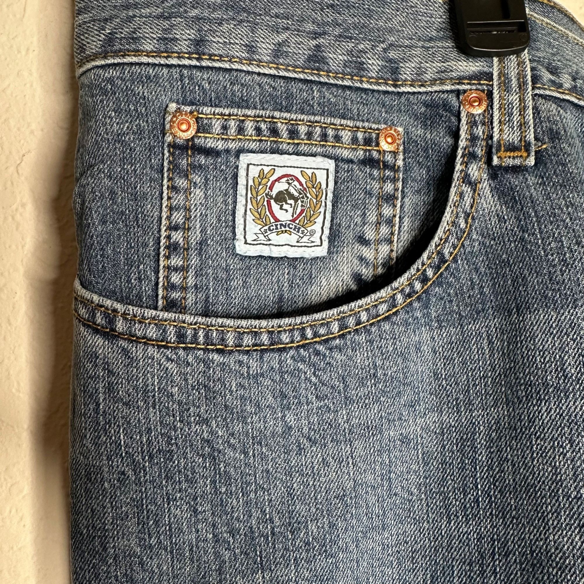 CINCH Cinch Men's White Label Relaxed Fit Jeans Sz 44x30 Size US 44 / EU 60 - 5 Thumbnail