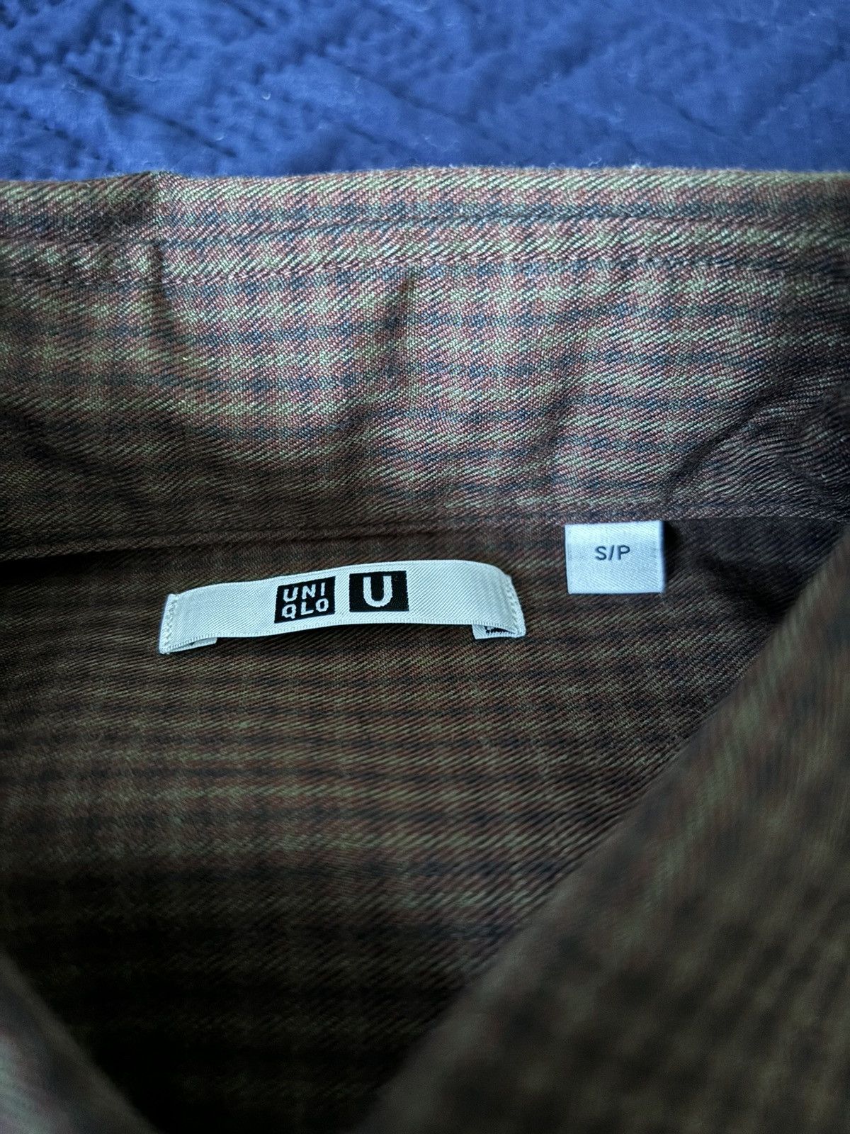 Flannel × Japanese Brand × Uniqlo Uniqlo Brown Plaid Button Down Shirt Size US S / EU 44-46 / 1 - 2 Thumbnail