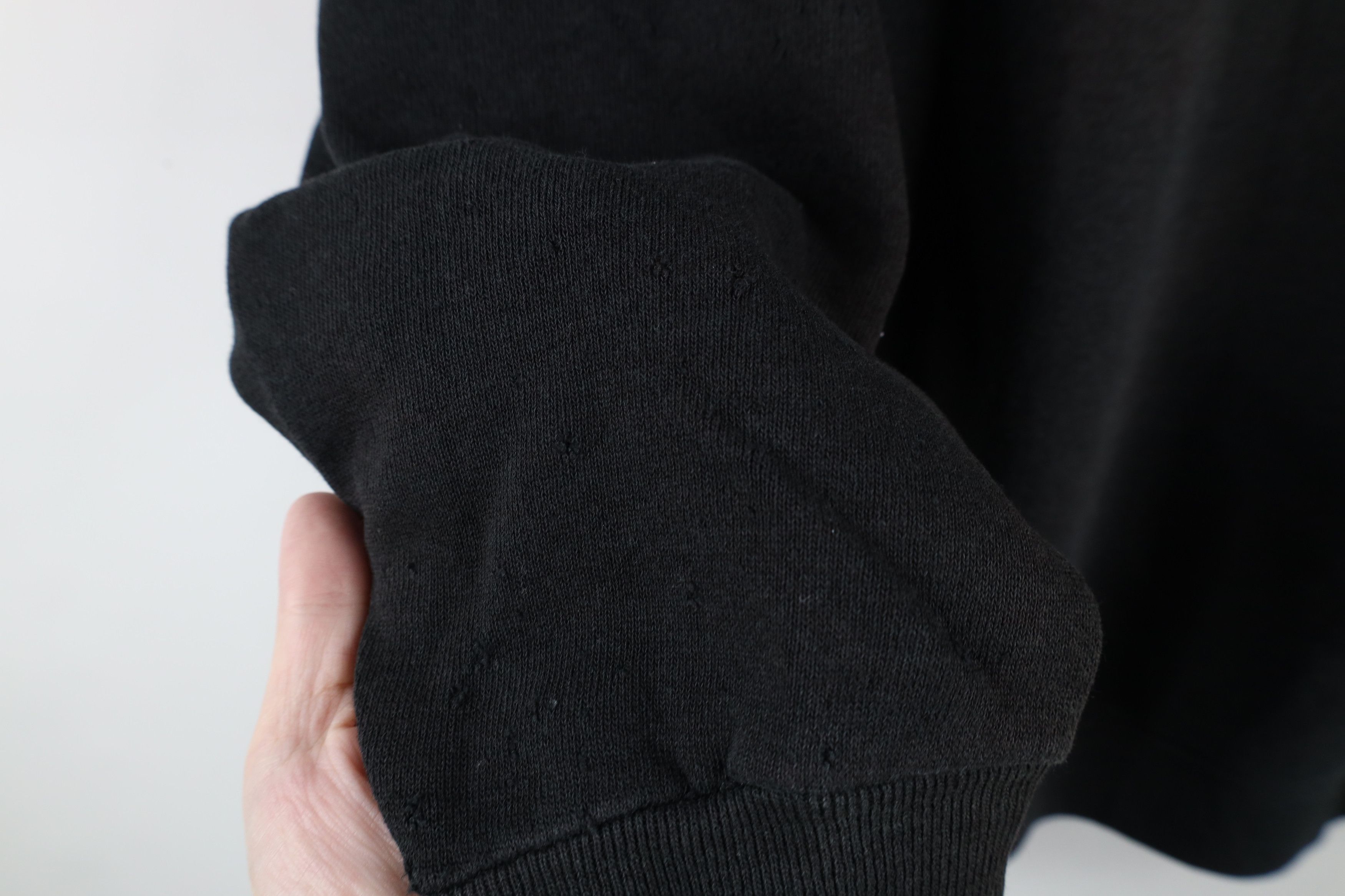 Vintage Vintage 80s 90s Streetwear Boxy Fit Sweatshirt Black USA Size XXL / US 16-18 / IT 52-54 - 5 Thumbnail