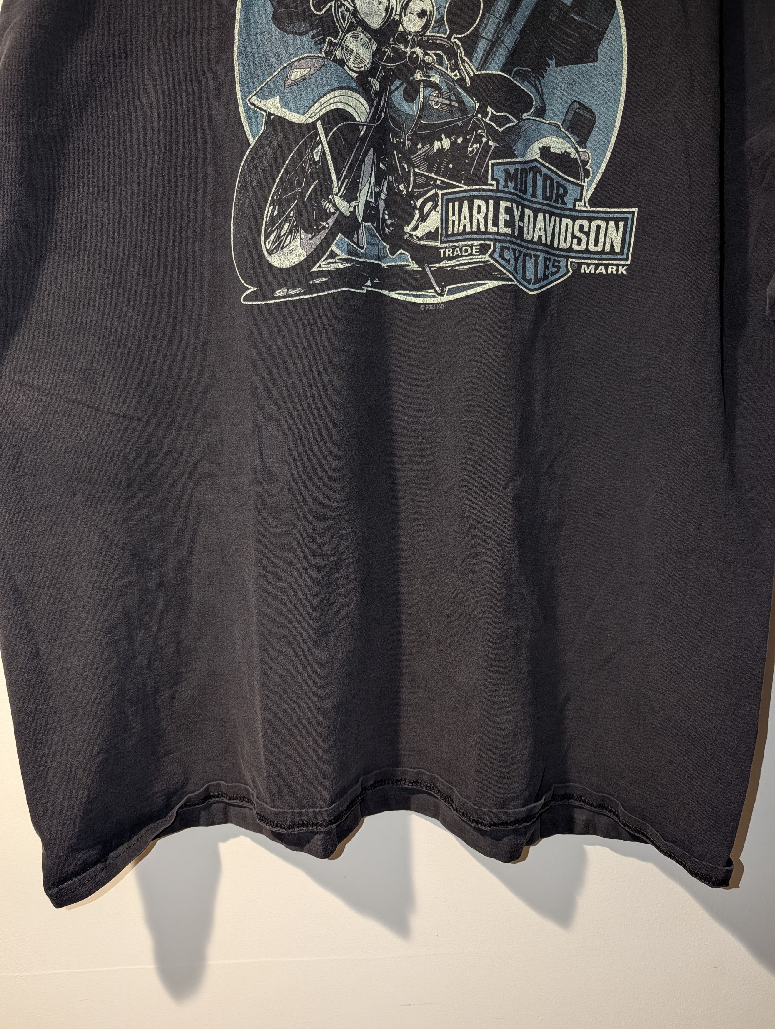Harley Davidson Vintage 2016 Harley Davidson Lake Land Florida T-Shirt Size US XXL / EU 58 / 5 - 9 Thumbnail