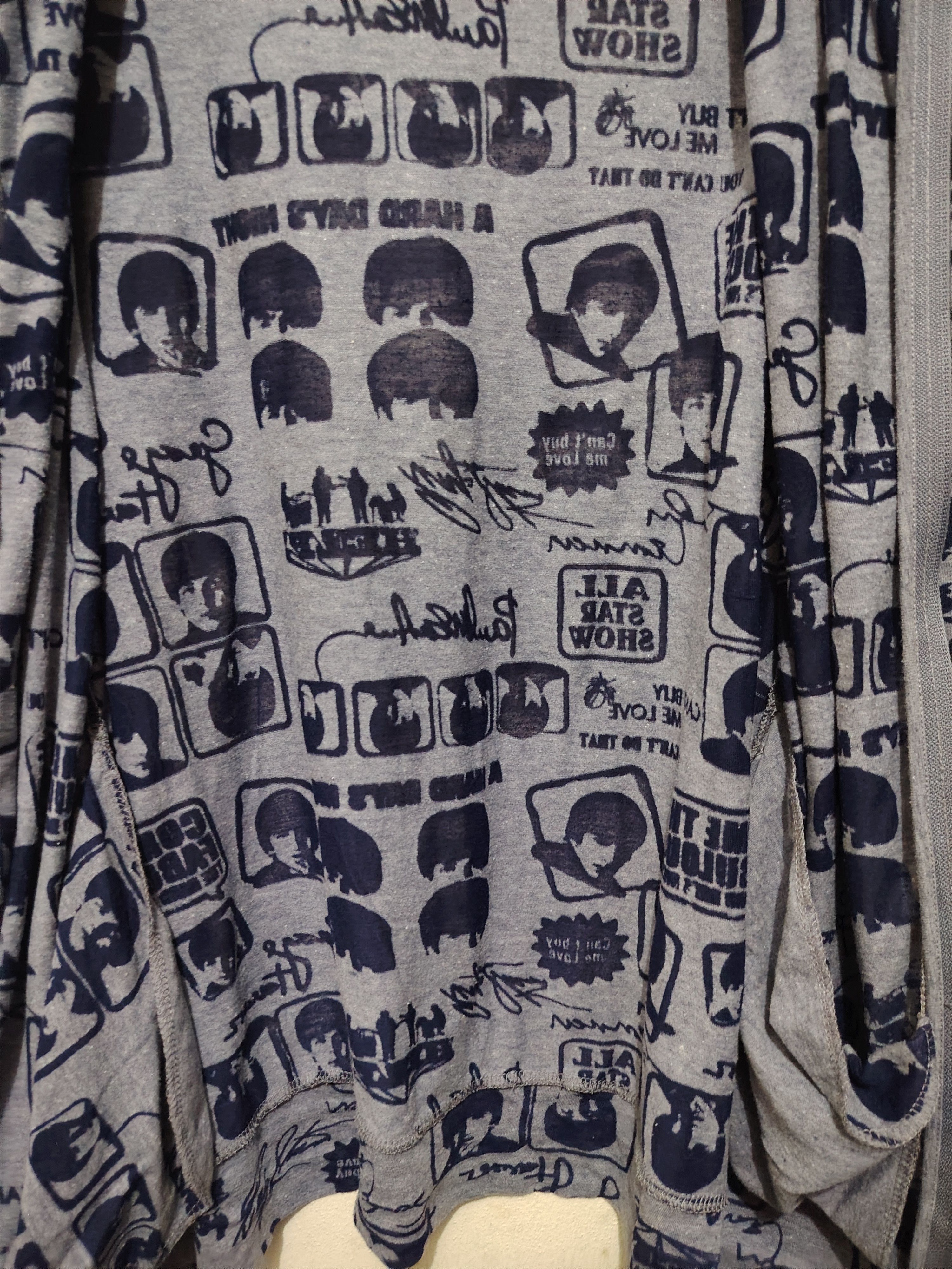 Apple × Band Tees Rare!!! The Beatles Full Printed Soft & Thin Hoodie Jacket Size US M / EU 48-50 / 2 - 15 Thumbnail