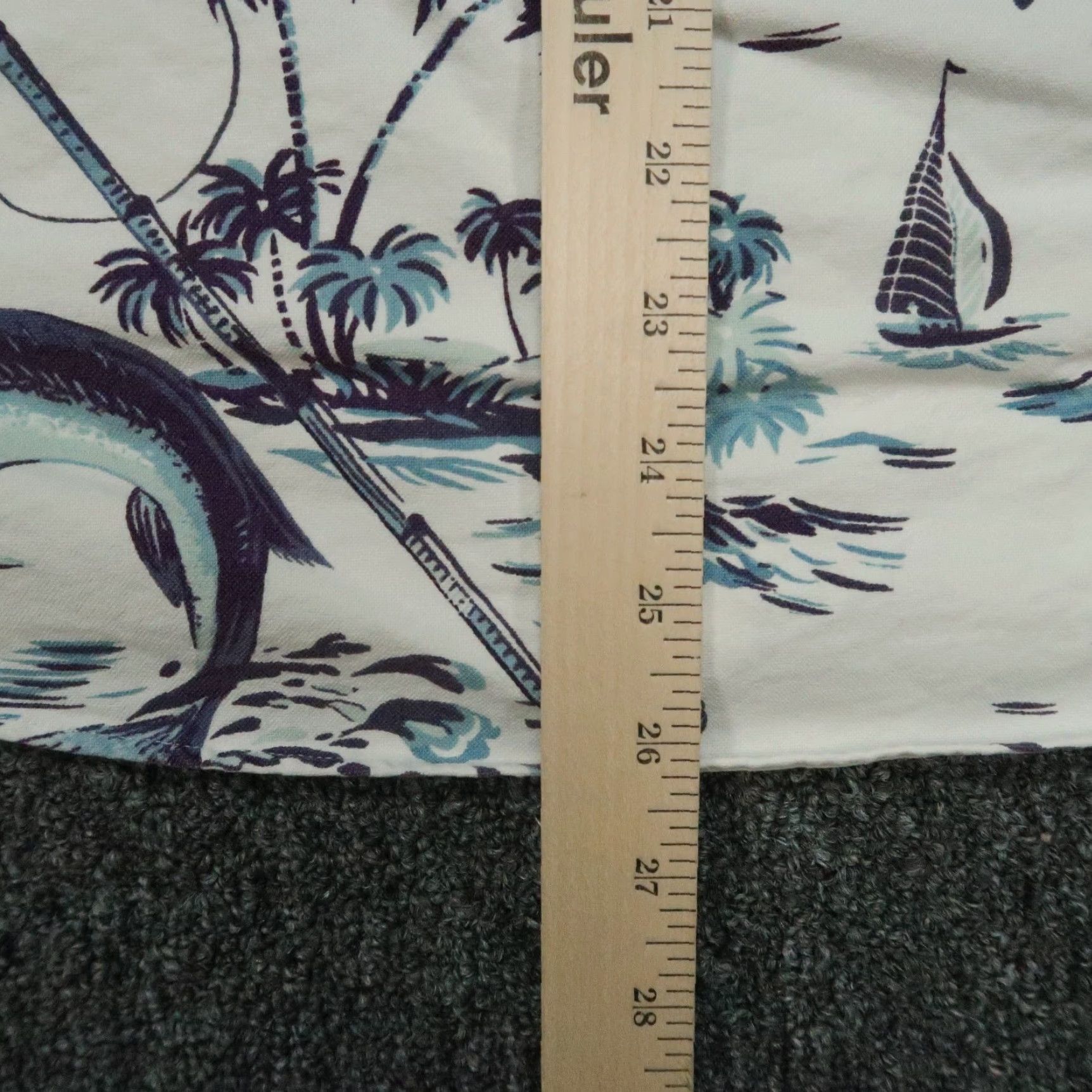 Ralph Lauren Ralph Lauren Button-Up Shirt Men Small White Geometric Short Sleeve Casual Sailing Size US S / EU 44-46 / 1 - 7 Thumbnail