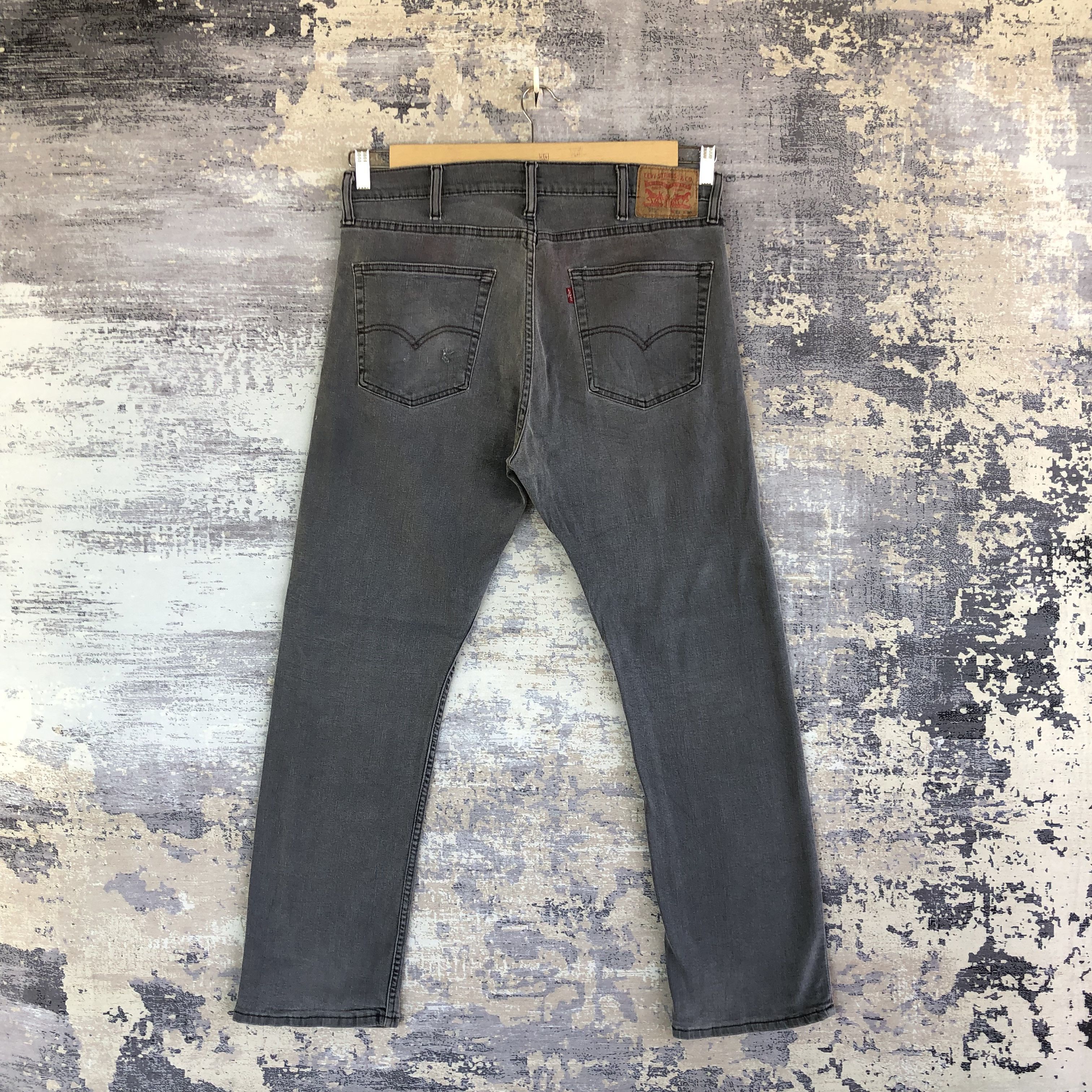 Levi's Vintage Y2K Levis 511 Ash Gray Jeans Levis Super Black Denim Size US 30 / EU 46 - 2 Thumbnail