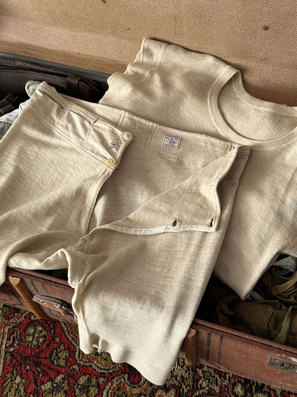 Other 1940s WW2 Era British Army Wool Underwear Set Size US 34 / EU 50 - 4 Thumbnail