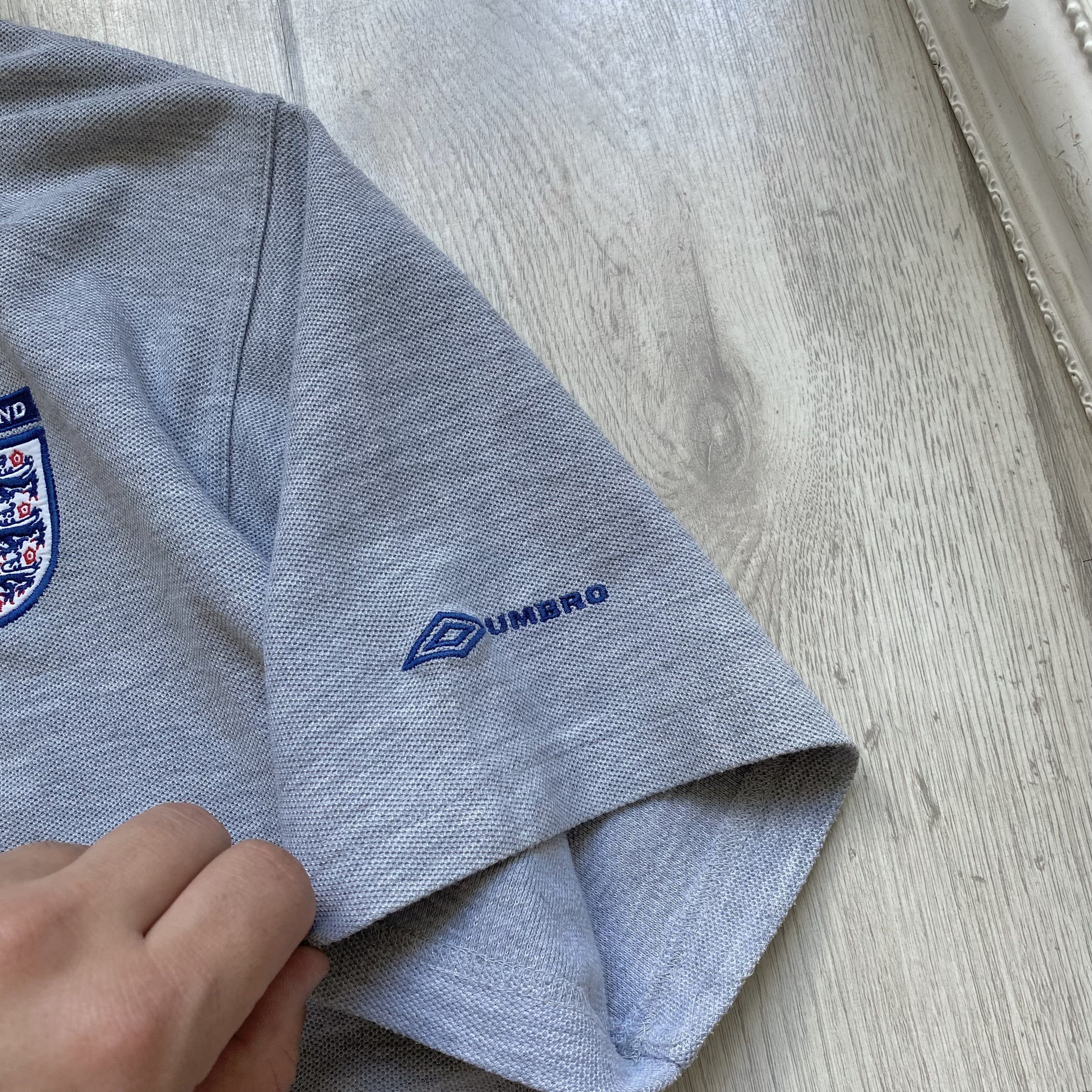 Umbro Vintage 90s Umbro England Soccer jersey Polo Size US S / EU 44-46 / 1 - 6 Thumbnail