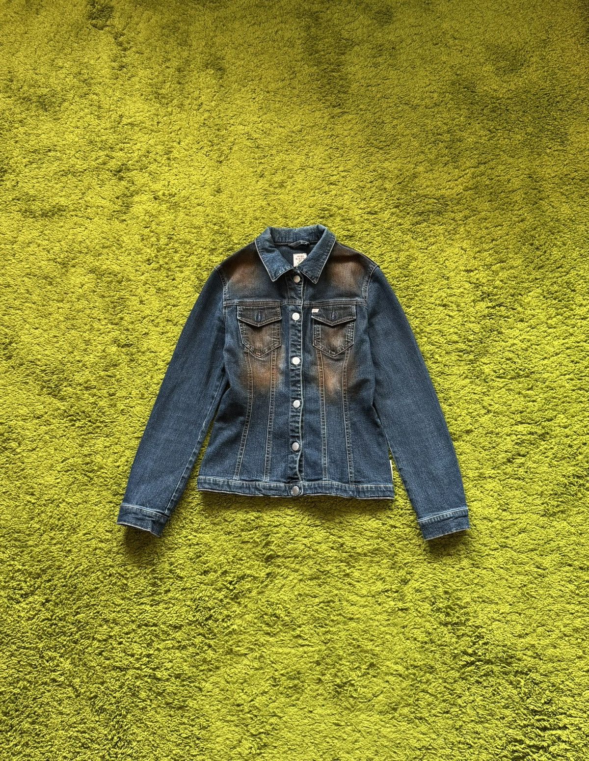 🇮🇹 Miss Sixty 2000s vintage washed denim jacket Y2K