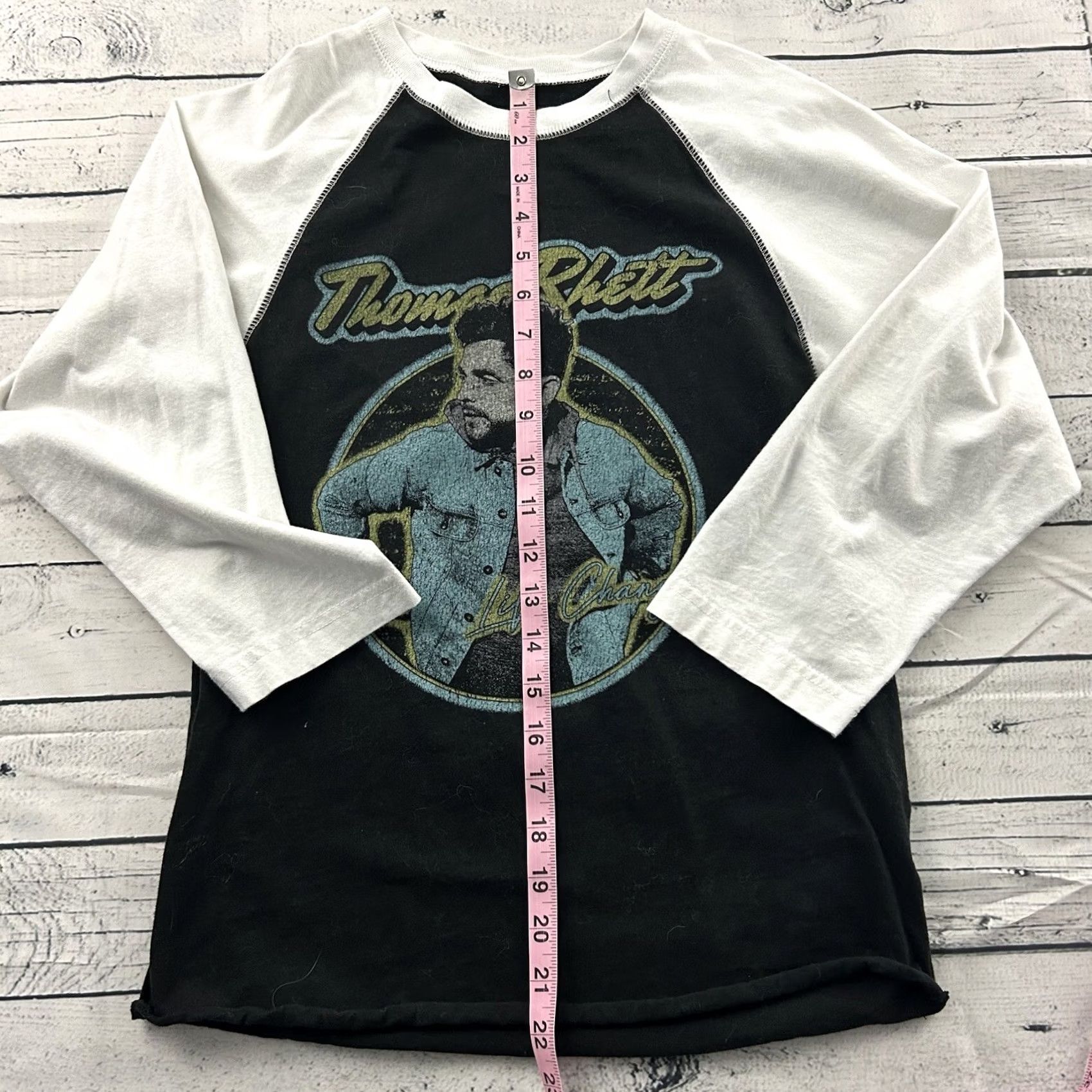 Changes Thomas Rhett Life Changes Tour 3/4 Sleeve Raglan T Shirt Women's Small Shirt Women Small Multicolor Raglan Sleeve Nike Size S / US 4 / IT 40 - 3 Thumbnail