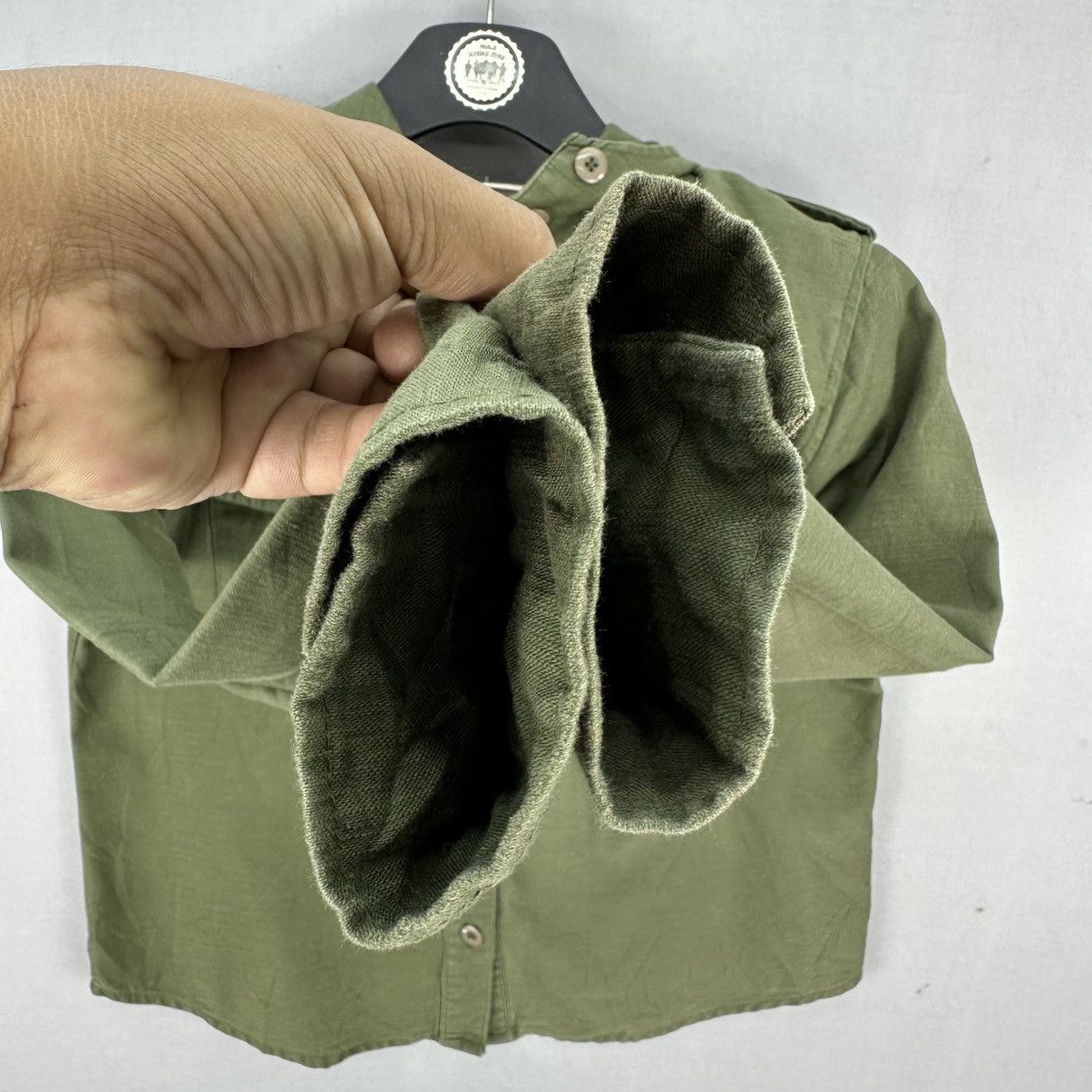 Japanese Brand Vintage OG Military Style Jacket Hoodie Cotton Sateen Size XS / US 0-2 / IT 36-38 - 12 Thumbnail