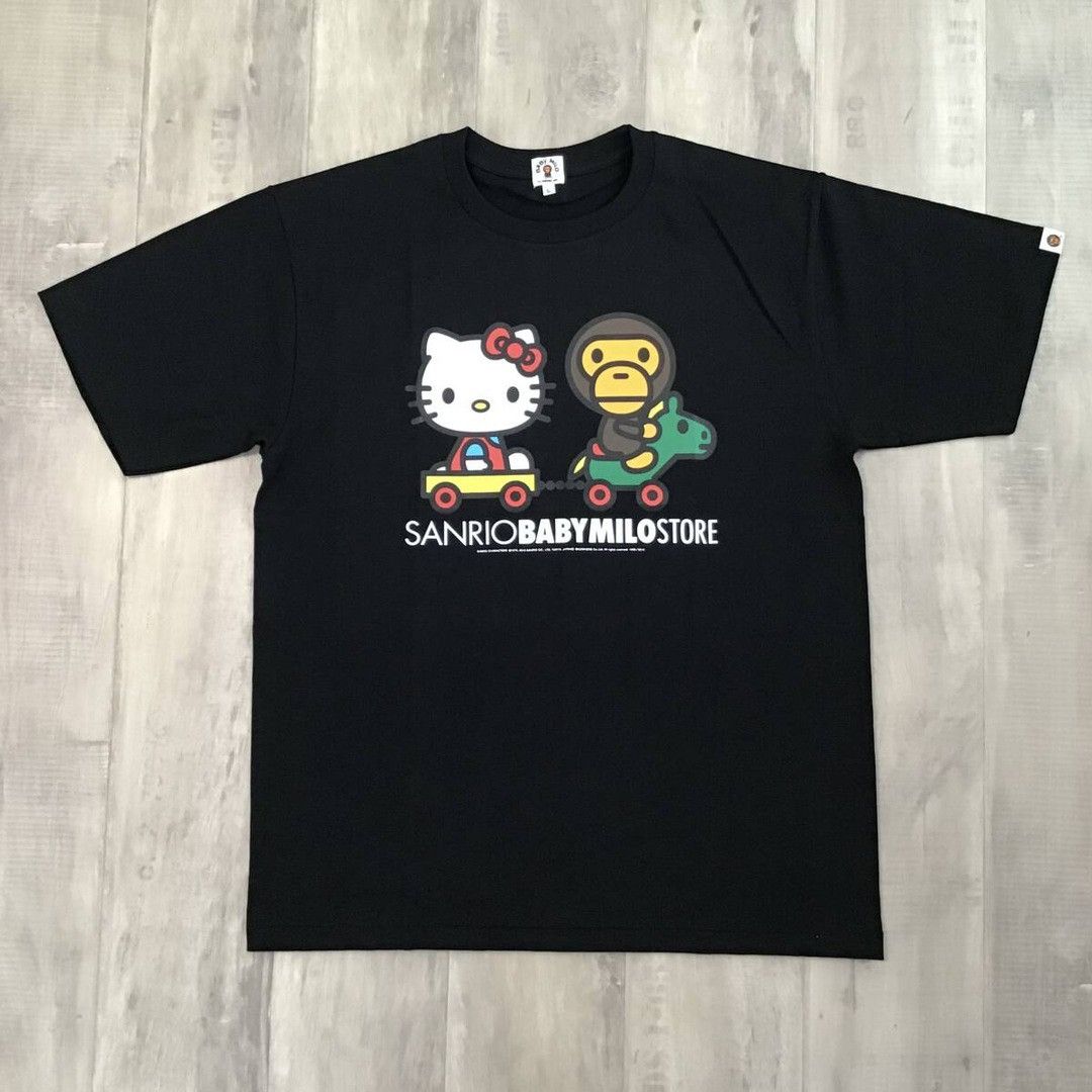 Bape 2010 BAPE × SANRIO Kitty MILO T-shirt a bathing ape NIGO Size US L / EU 52-54 / 3 - 1 Thumbnail