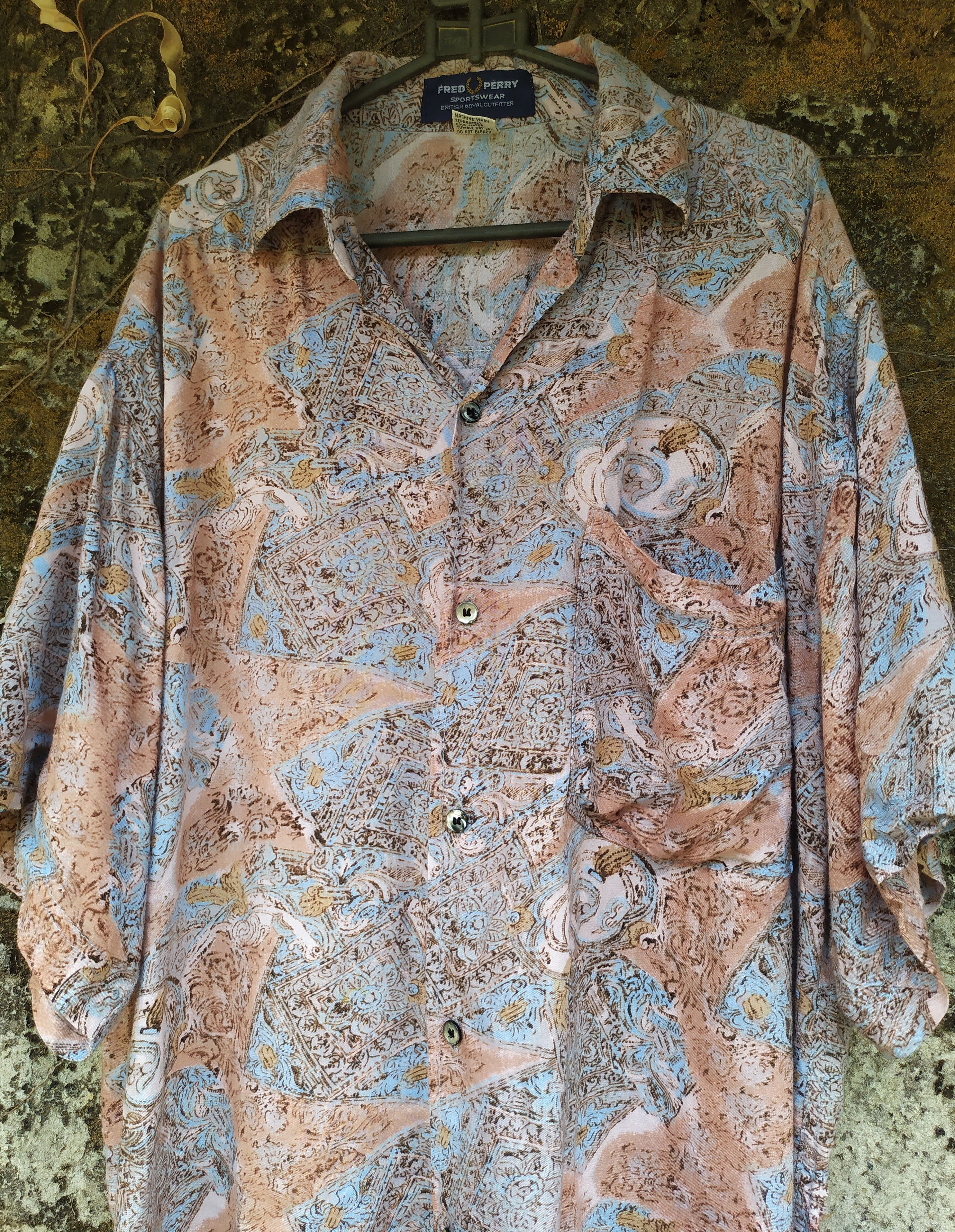 Fred Perry Vintage Fred Perry Rayon Shifrs Size US S / EU 44-46 / 1 - 3 Thumbnail