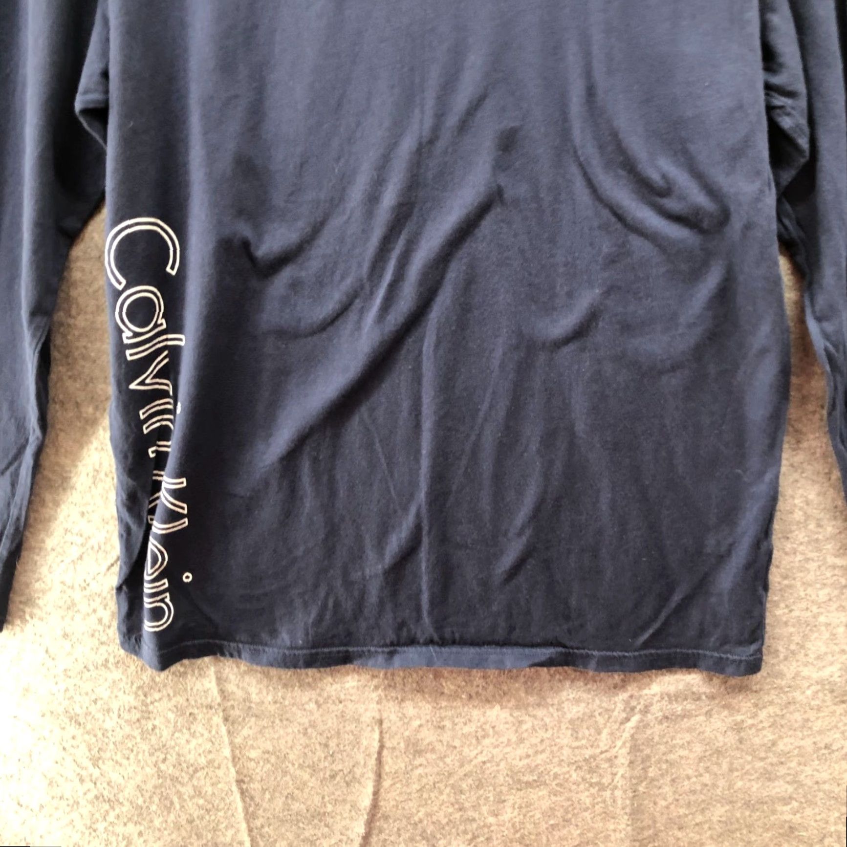Calvin Klein Calvin Klein Long Sleeve T Shirt Mens M Navy Blue Crewneck Cotton Shirt Mens M Navy Blue Calvin Klein Crewneck Cotton Size US M / EU 48-50 / 2 - 4 Thumbnail
