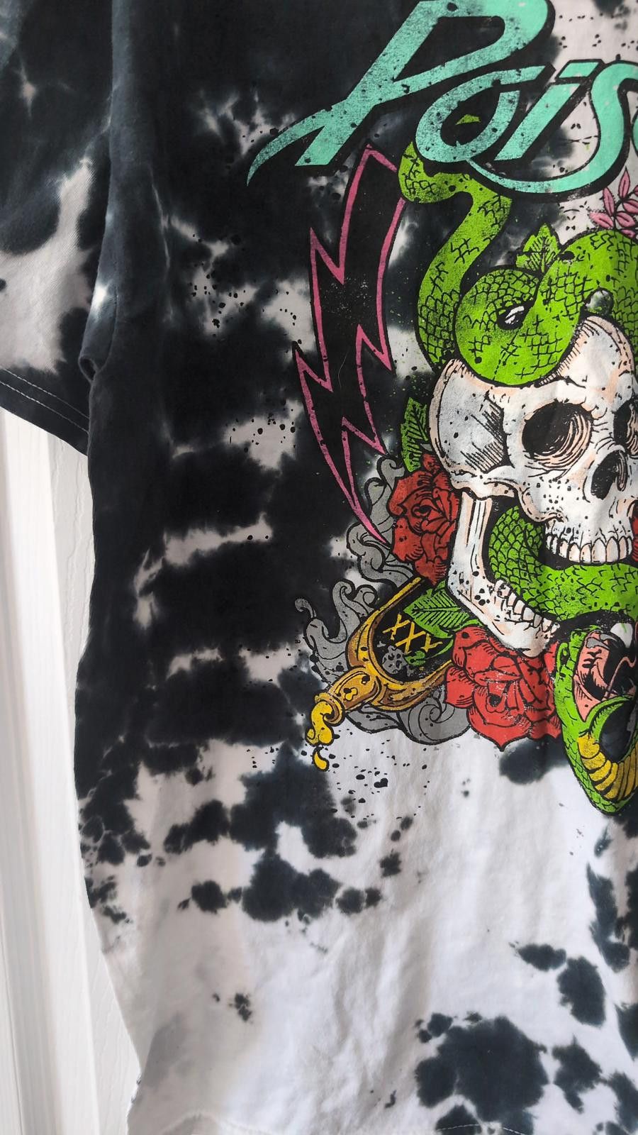 Other Poison Band T-Shirt Skull Snake Graphic Tie Dye Adult Medium Size US M / EU 48-50 / 2 - 2 Thumbnail