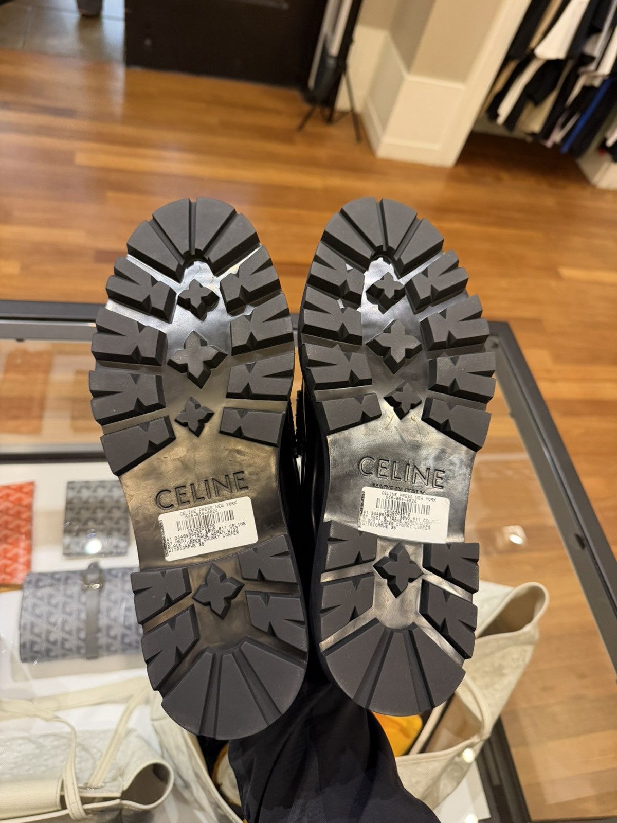 Celine Celine By Hedi Slimane Magaret Chunky Loafer w Triomphe CC Size US 8 / EU 41 - 7 Thumbnail