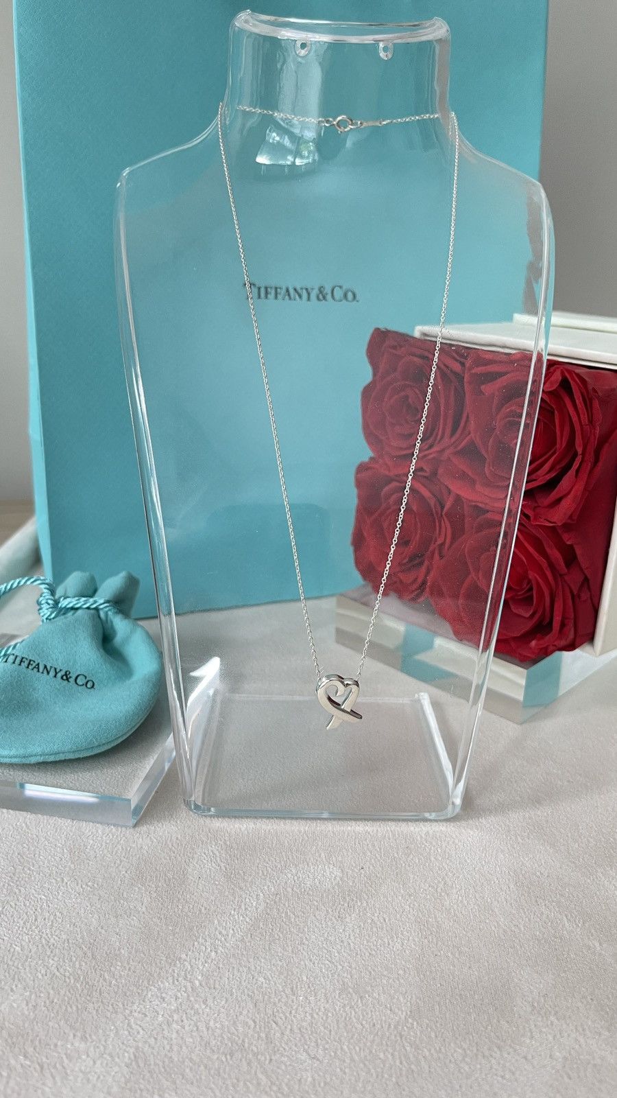 Tiffany & Co. Tiffany & Co. Loving Heart Silver Necklace 17” NEW $390 Size ONE SIZE - 1 Thumbnail