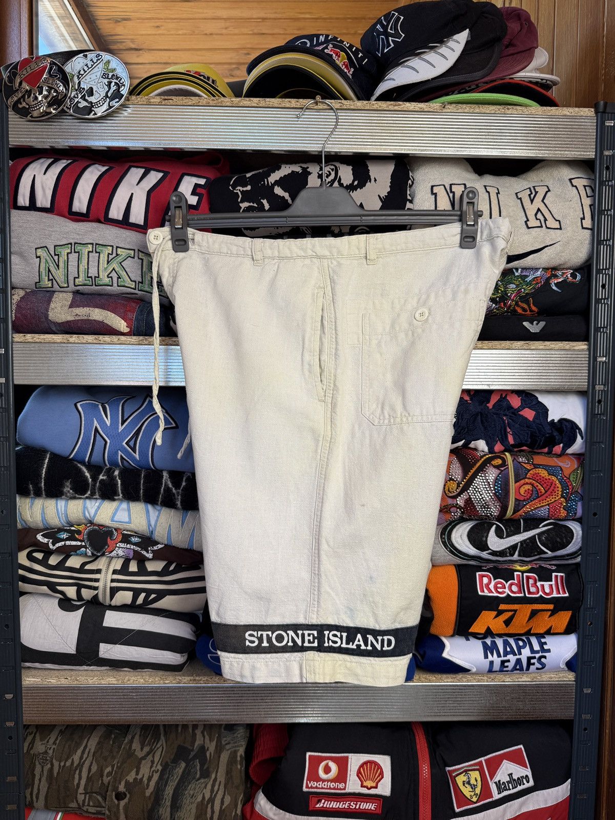 Stone Island Stone island denim linen short vintage Size US 34 / EU 50 - 3 Thumbnail