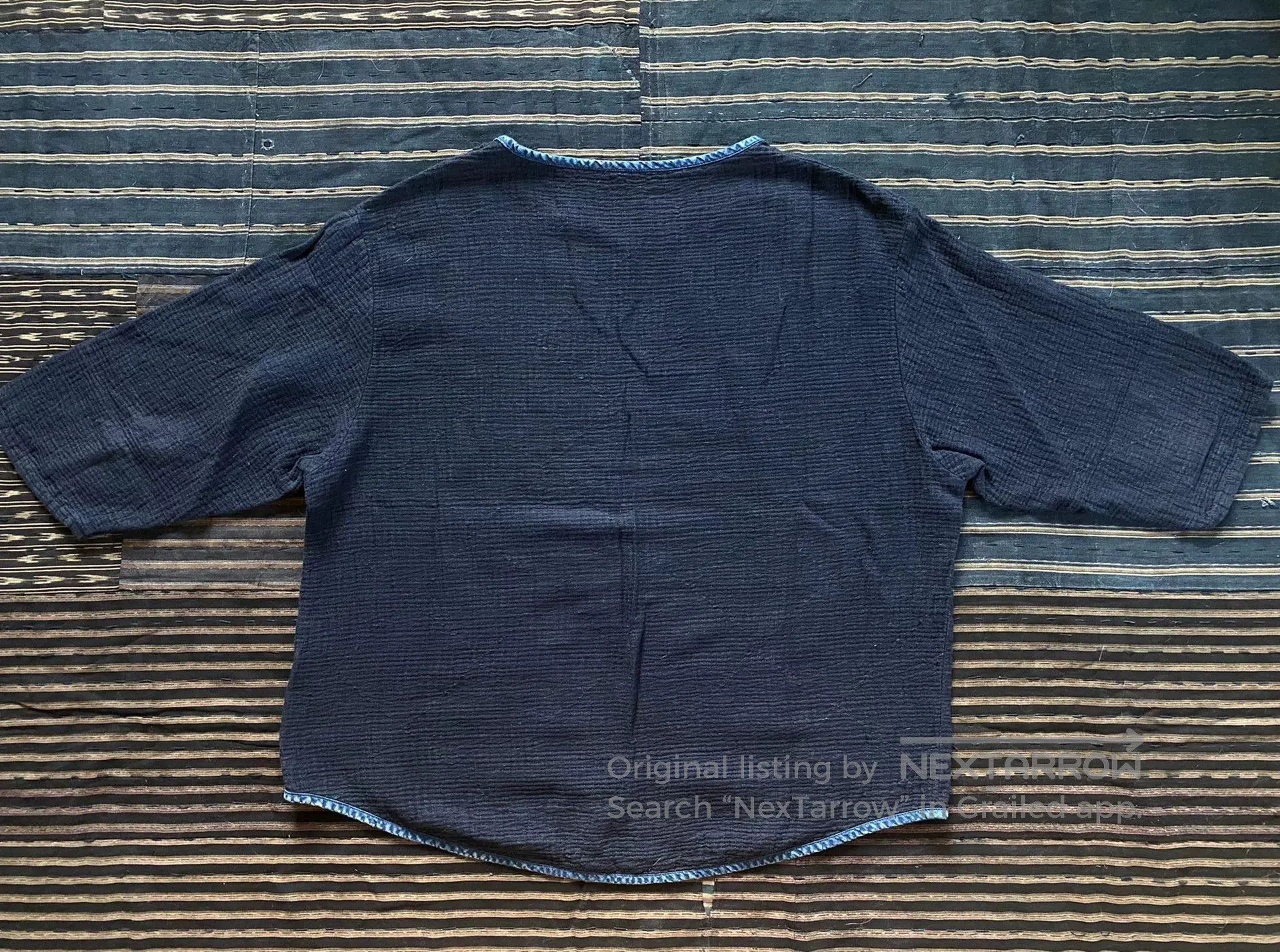 Porter Classic classic sashiko short sleeve top. Size US M / EU 48-50 / 2 - 2 Thumbnail