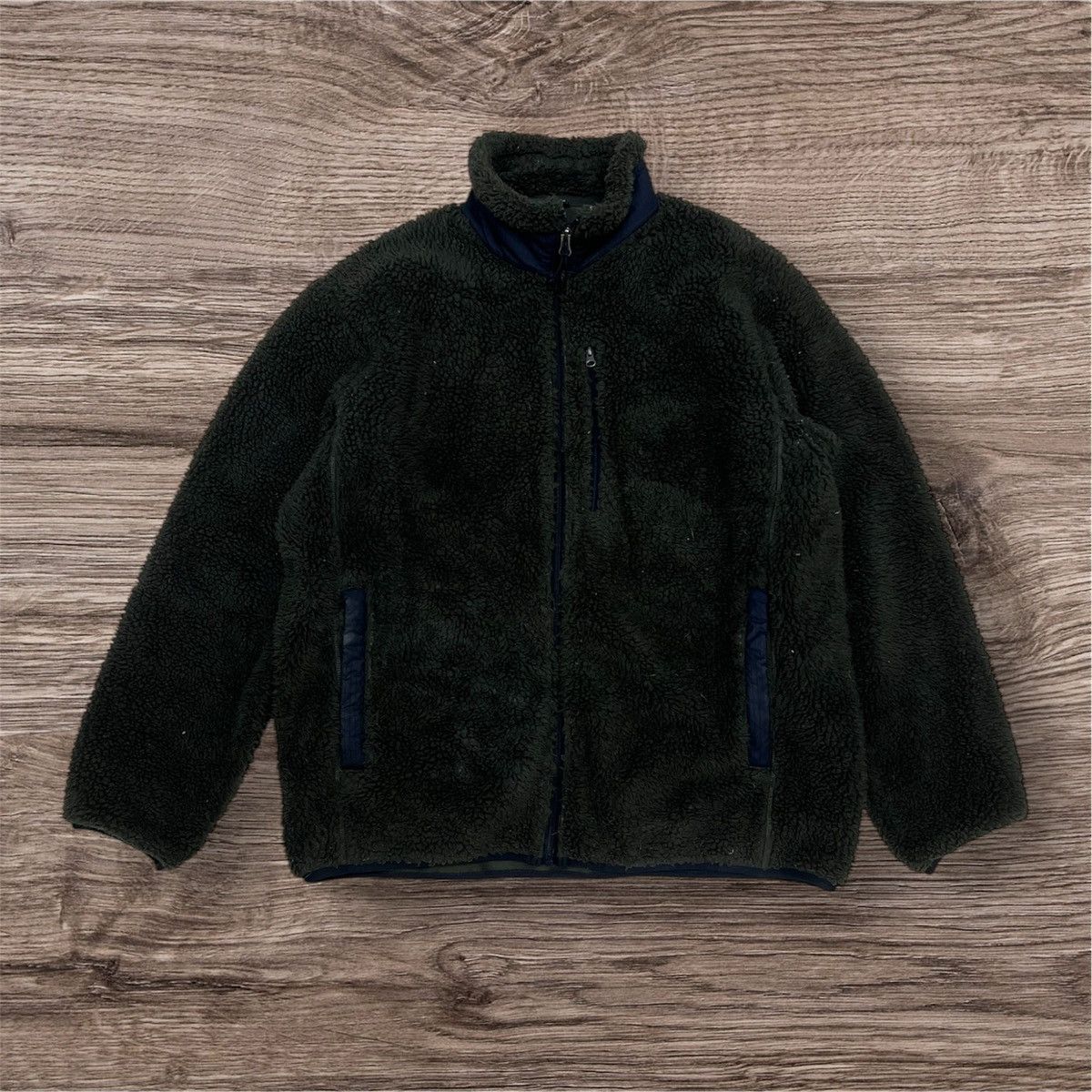 Uniqlo Uniqlo Wind Proof Pile Lined Sherpa Fleece Zipper Jacket Size US XL / EU 56 / 4 - 2 Thumbnail