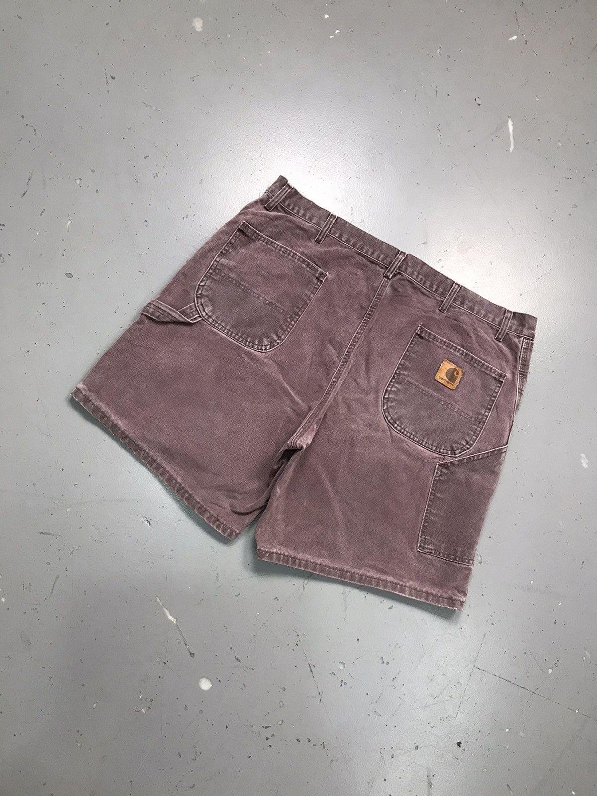 Carhartt 90sVintage Carhartt sunfaded carpenter denim short Size US 42 / EU 58 - 12 Thumbnail