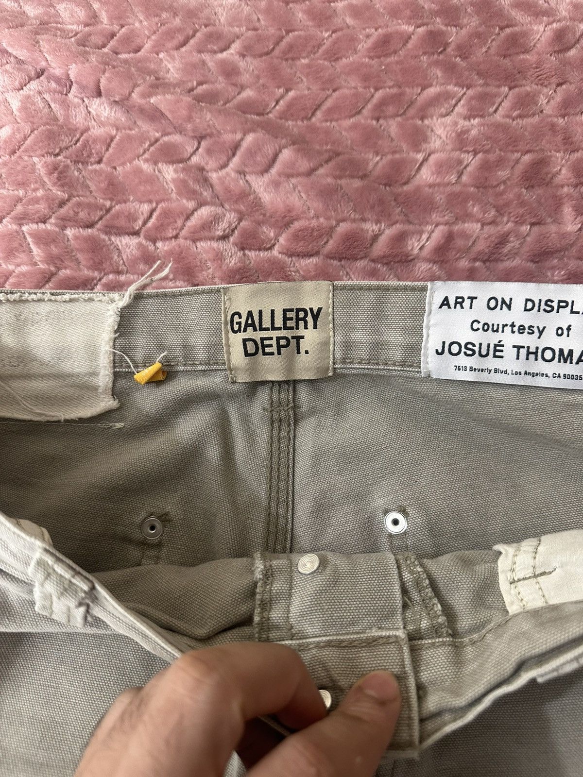 Gallery Dept. Gallery dept la flare carpenter pants cement grey Size US 31 - 11 Thumbnail