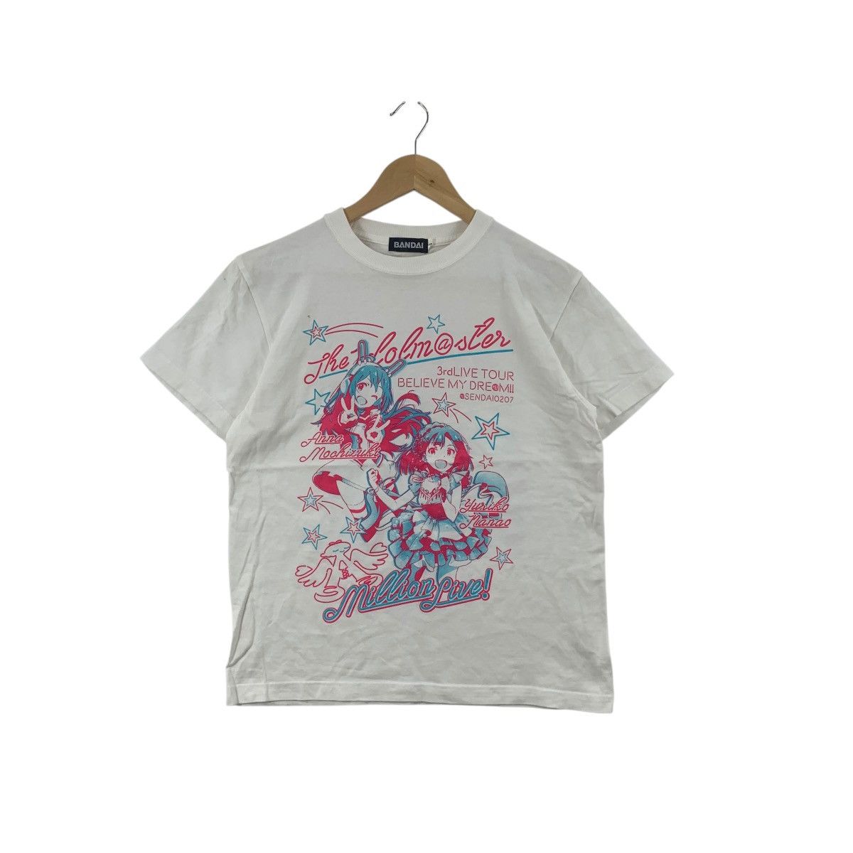 Anime ANIME THE IDOLMASTER Believe My Dream Tour Tee Shirt Top Size US S / EU 44-46 / 1 - 1 Thumbnail