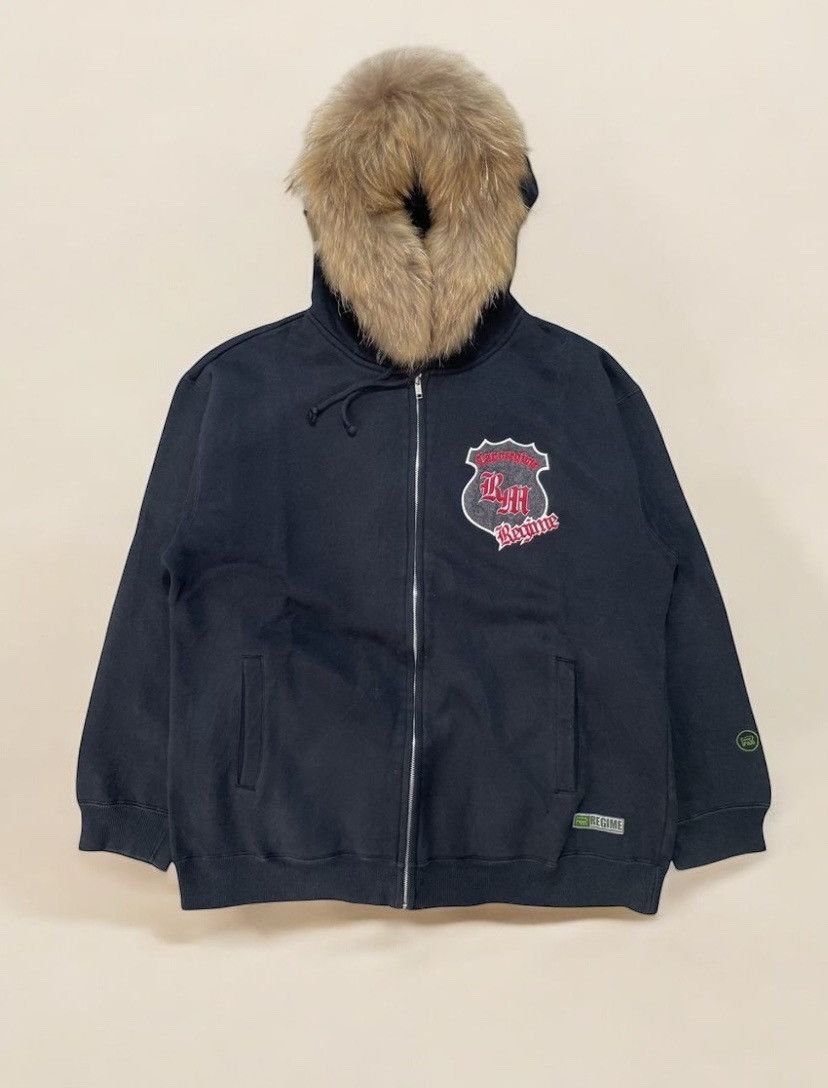 Regime LGB If Six Was Nine Style Faux Fur Zip Hoodie